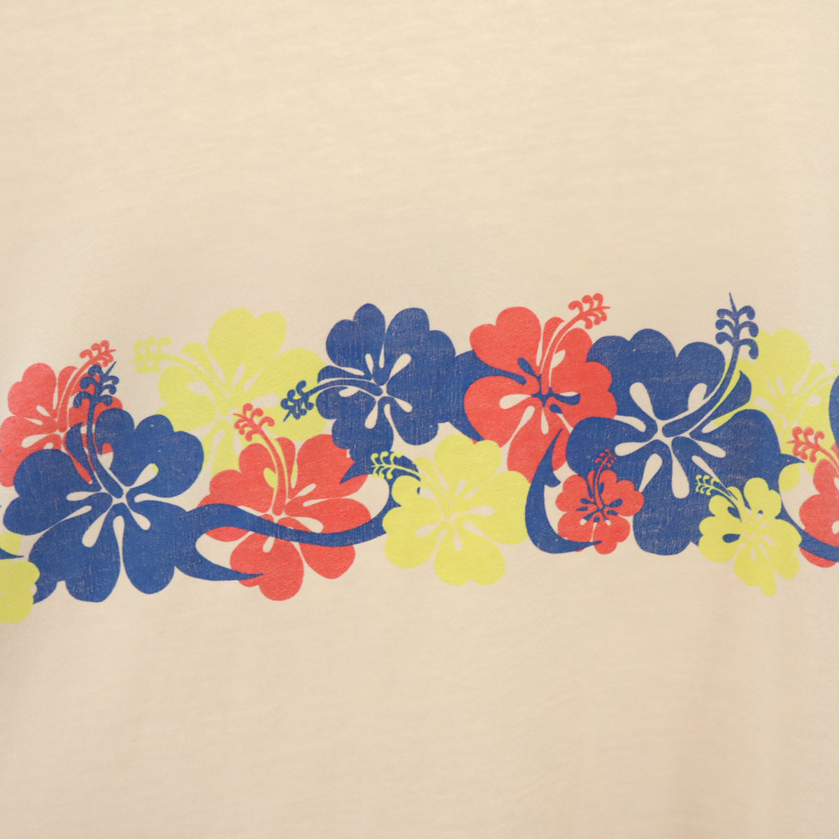 GOTCHA ガッチャ 90s オールド 花柄 プリント 半袖 Tシャツ L アイボリー メンズ