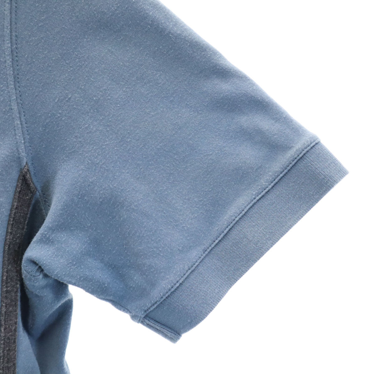 HERMES エルメス イタリア製 半袖 ポロシャツ S チャコールグレー メンズ