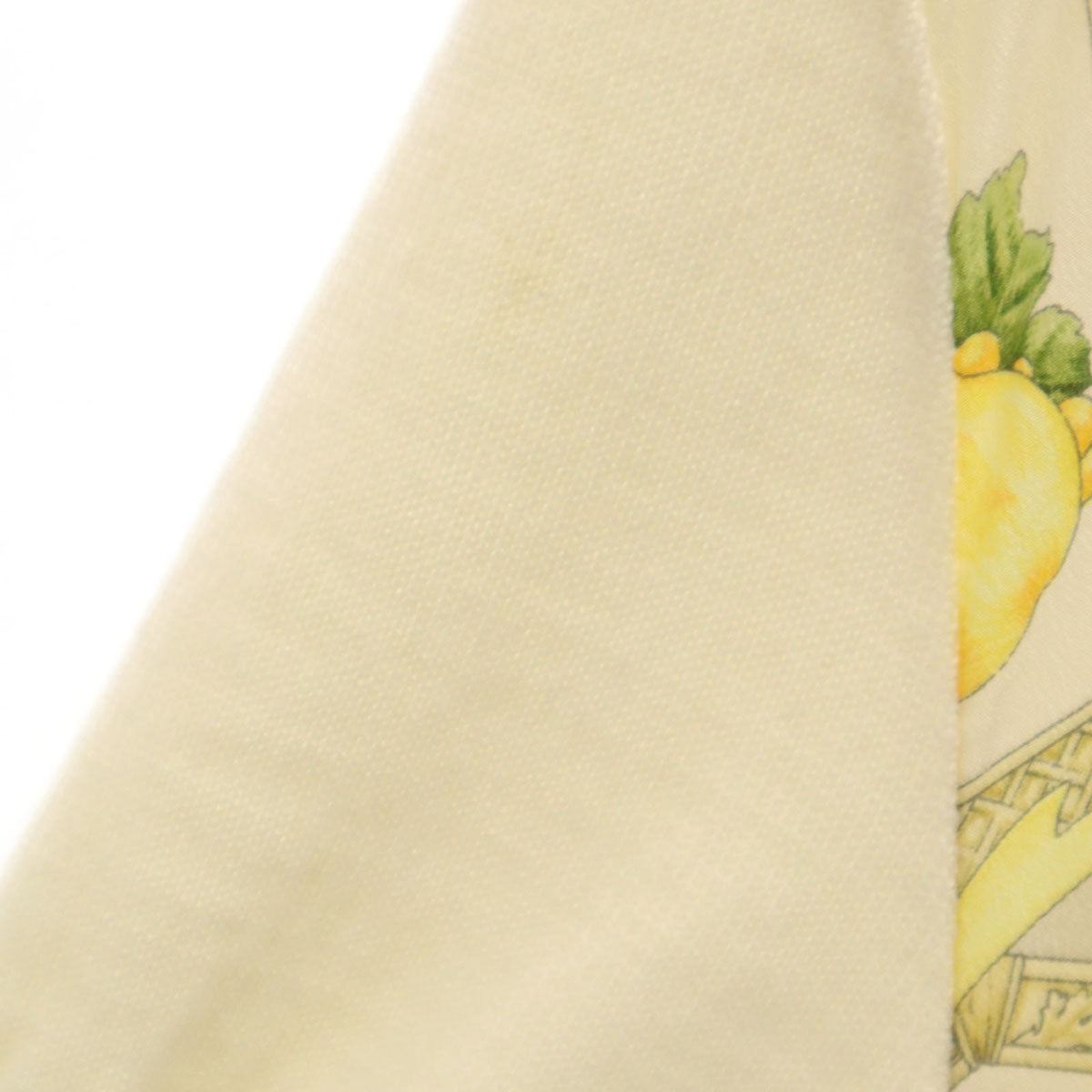 Salvatore Ferragamo サルヴァトーレフェラガモ 90s イタリア製 オールド 花柄切替 半袖 ニット M 生成り レディース