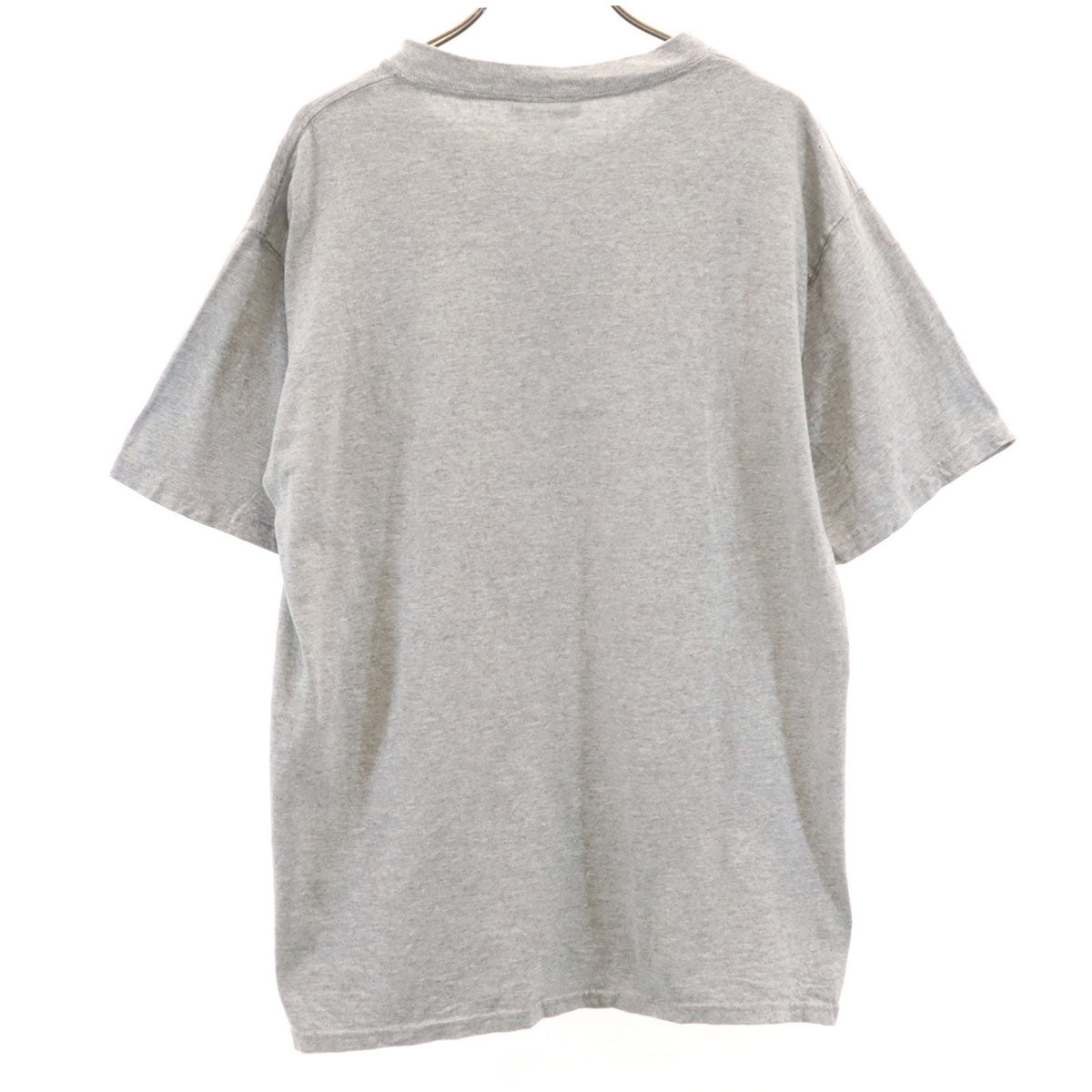 JANSPORTS ジャンスポーツ メッセージ プリント 半袖 Tシャツ M グレー メンズ