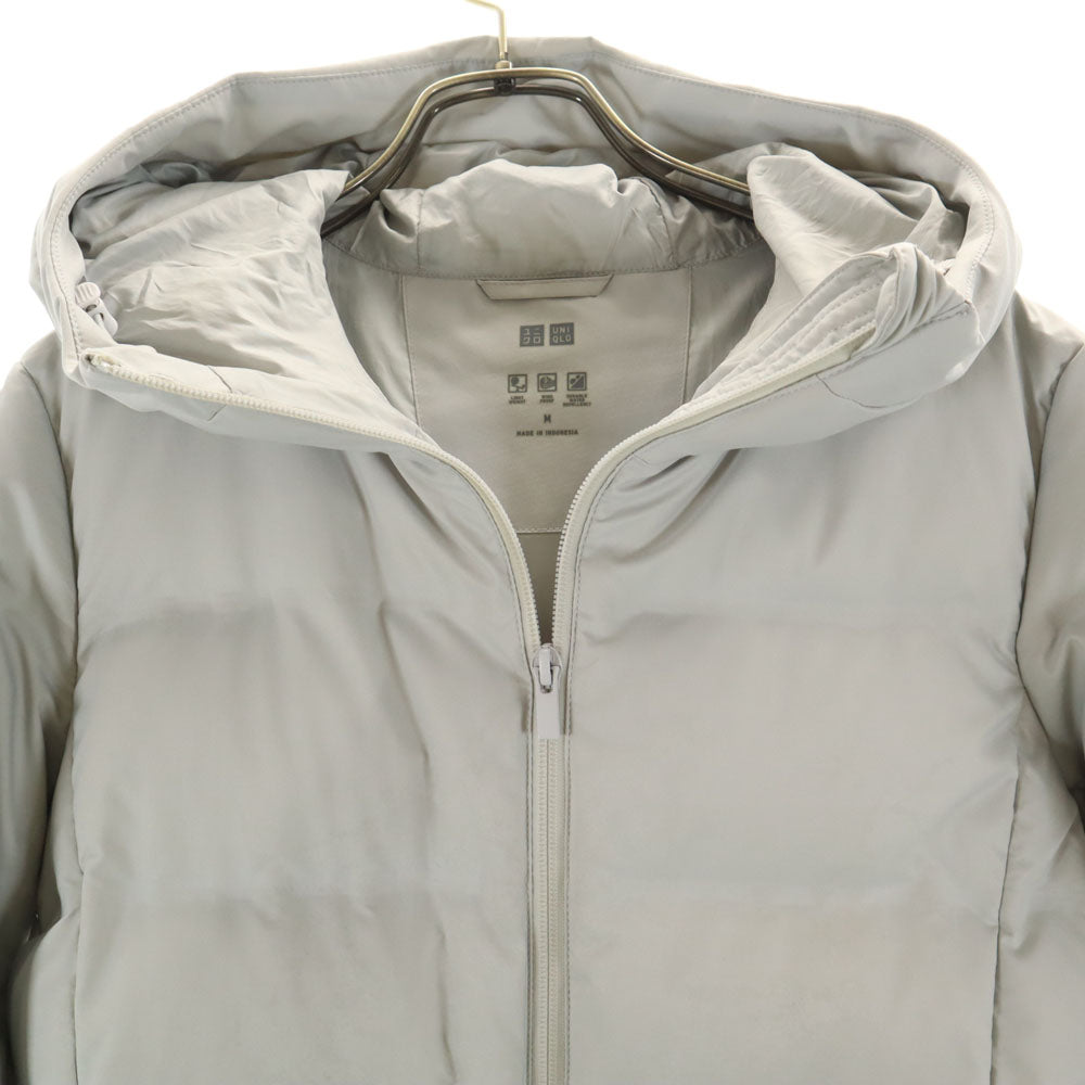UNIQLO ユニクロ シームレス ダウンコート M グレー レディース
