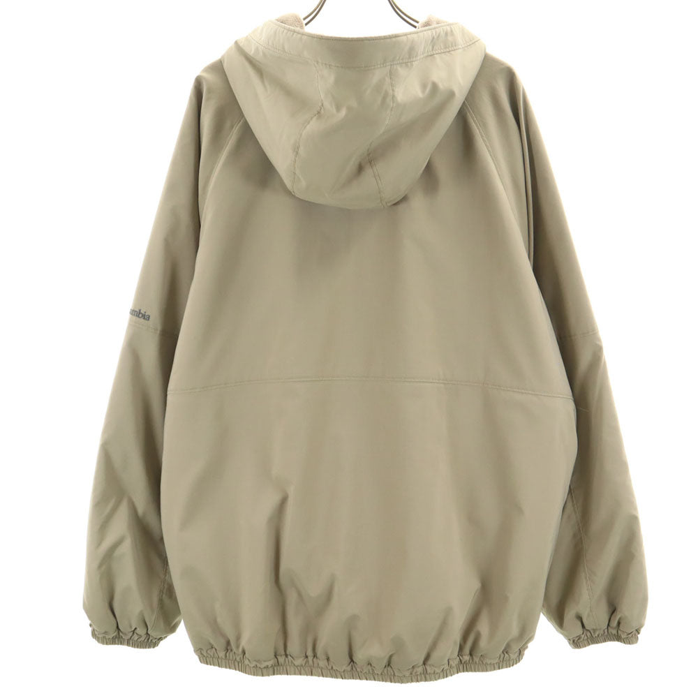Columbia コロンビア リバーシブル ジップジャケット XL ベージュ アウトドア レディース