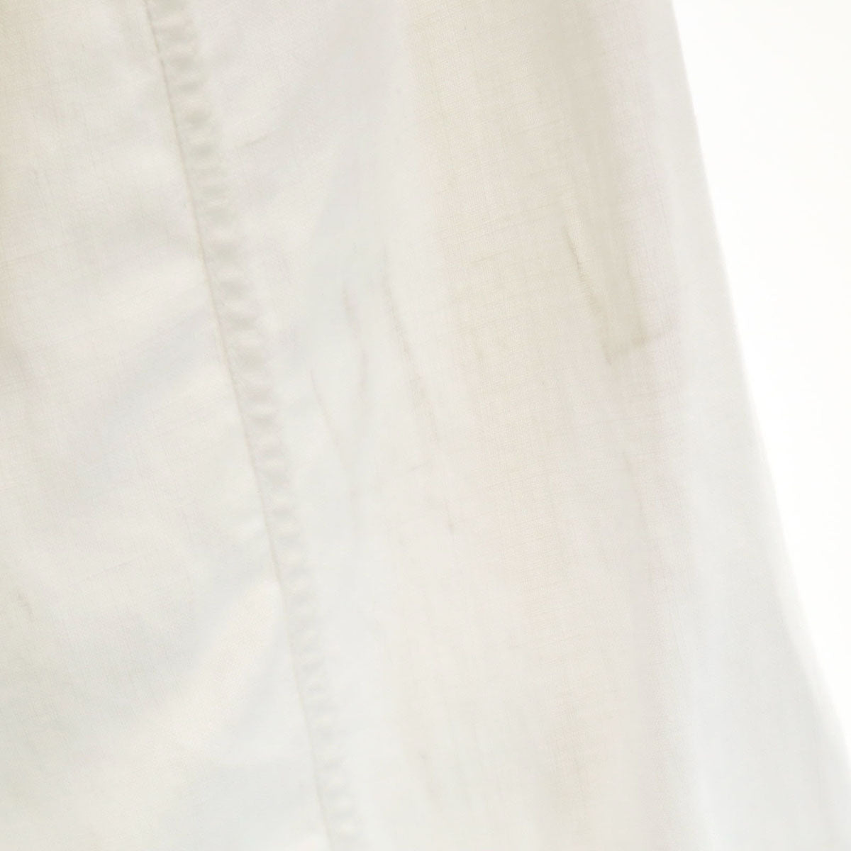 issei miyake the shirts イッセイミヤケ ザ シャツ 90s リネン オールド 長袖 バンドカラーシャツ M ホワイト メンズ