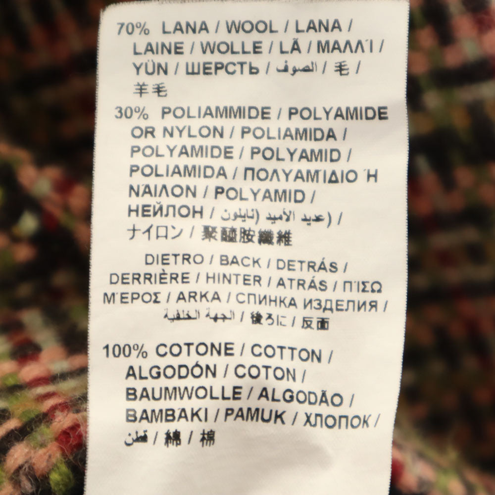 SEE BY CHLOE シーバイクロエ 長袖 バスケットウィーブ切替 トレーナー 40 チャコール レディース