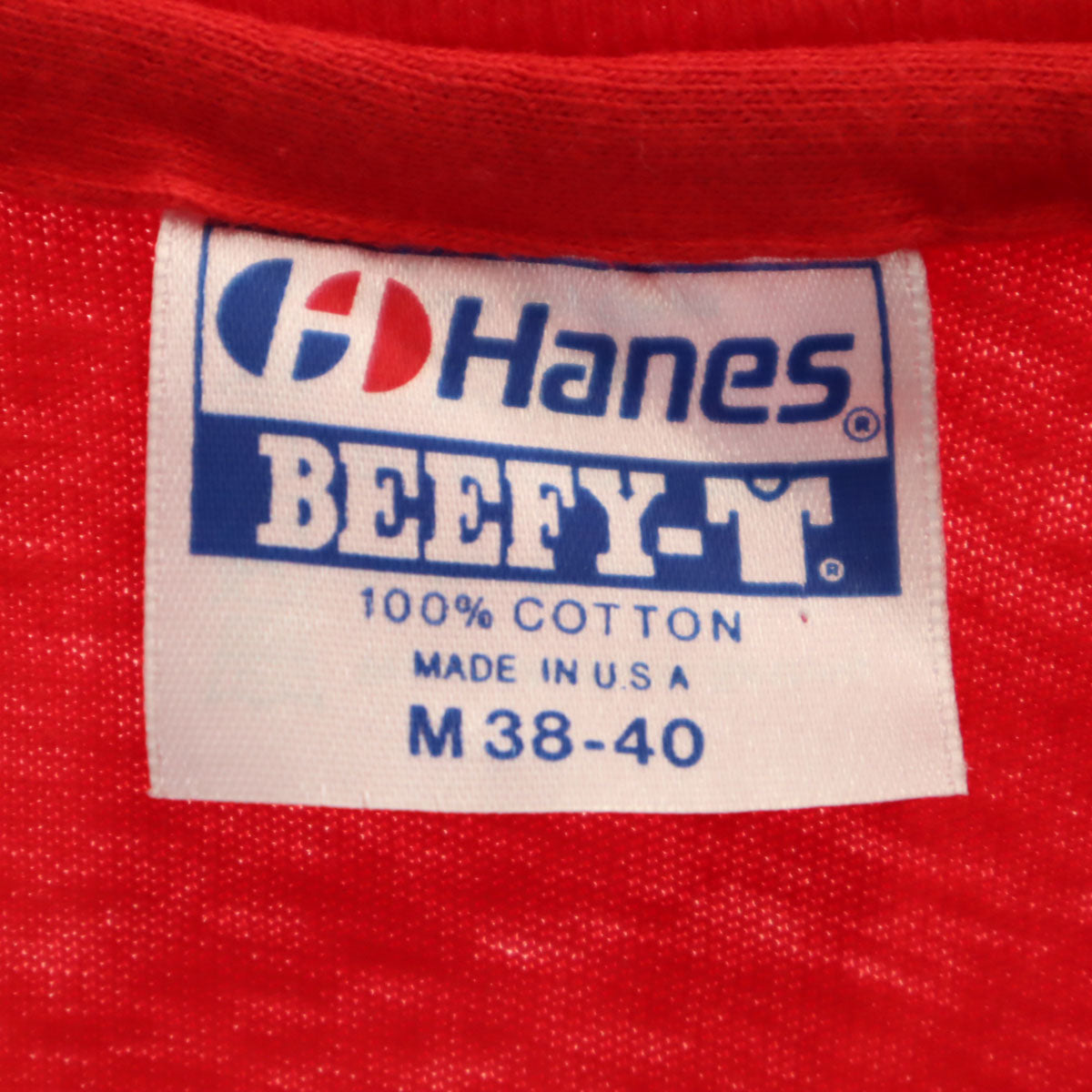 Hanes ヘインズ 90s USA製 オールド 半袖 Tシャツ M レッド メンズ