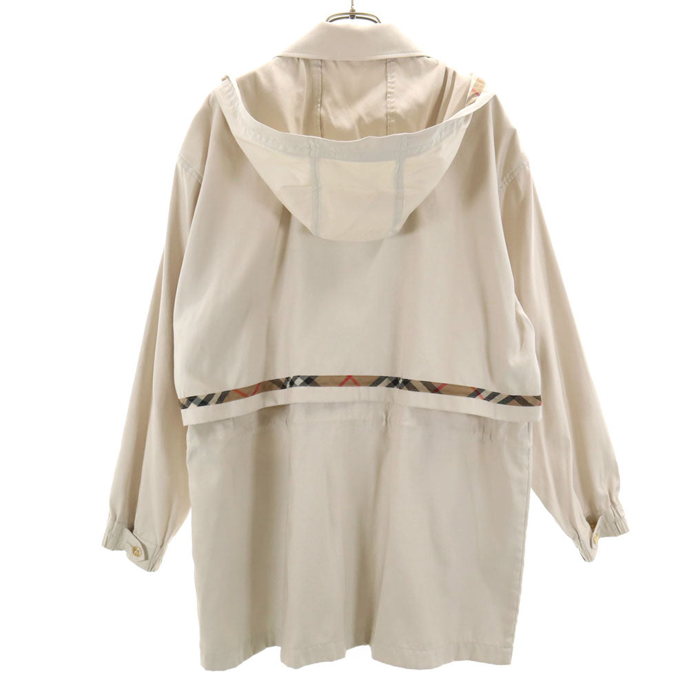 Burberrys バーバリーズ 90s 三陽商会 日本製 オールド フーデッド コート M ベージュ レディース