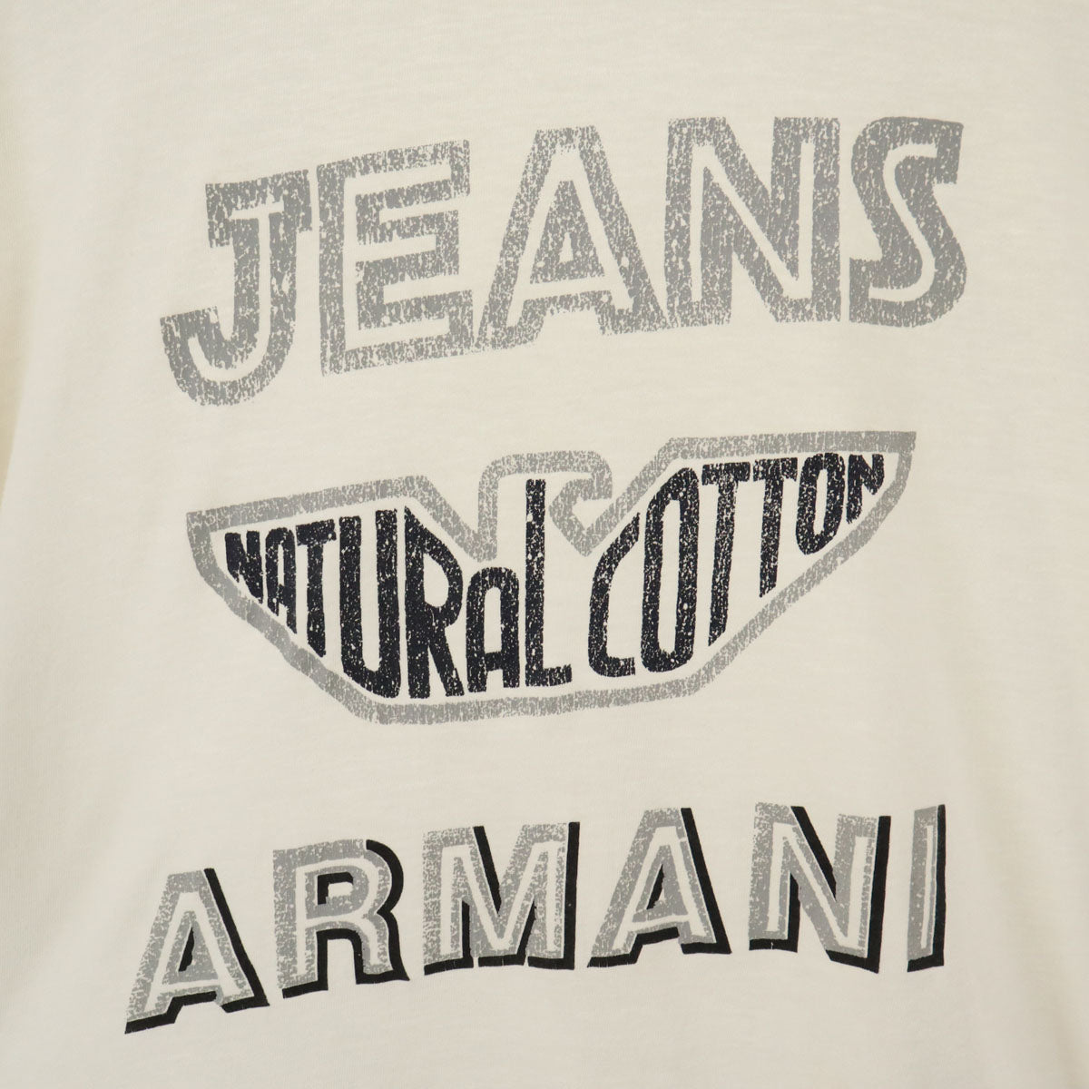 ARMANI JEANS アルマーニジーンズ 90s イタリア製 オールド 半袖 Tシャツ M ホワイト メンズ