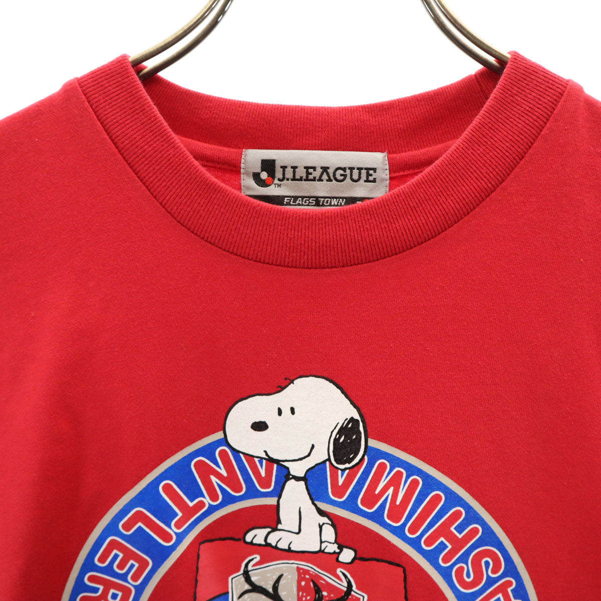 J.LEAGUE ジェイリーグ 半袖 Tシャツ S レッド PEANUTS メンズ