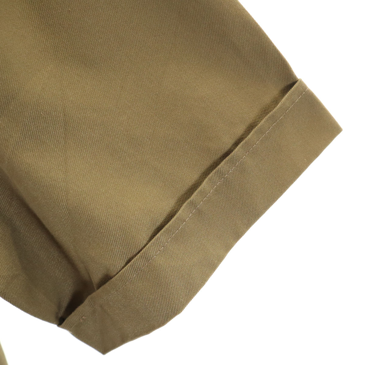 EI. イタリア製 半袖 ミリタリージャケット L カーキ メンズ