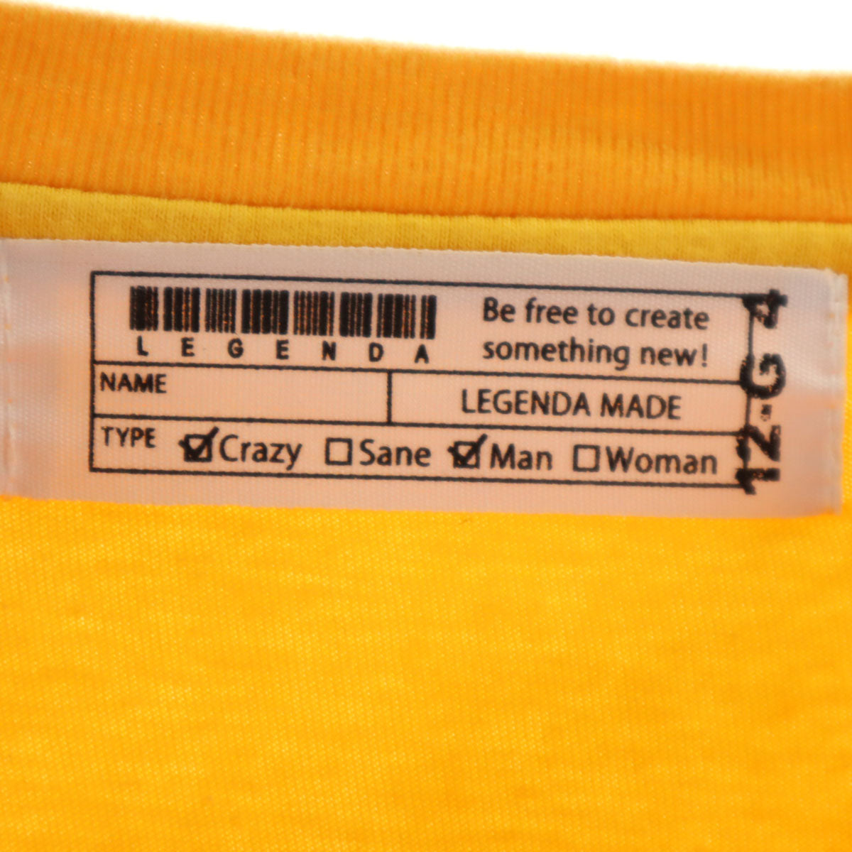 LEGENDA レジェンダ 半袖 Tシャツ F イエロー メンズ