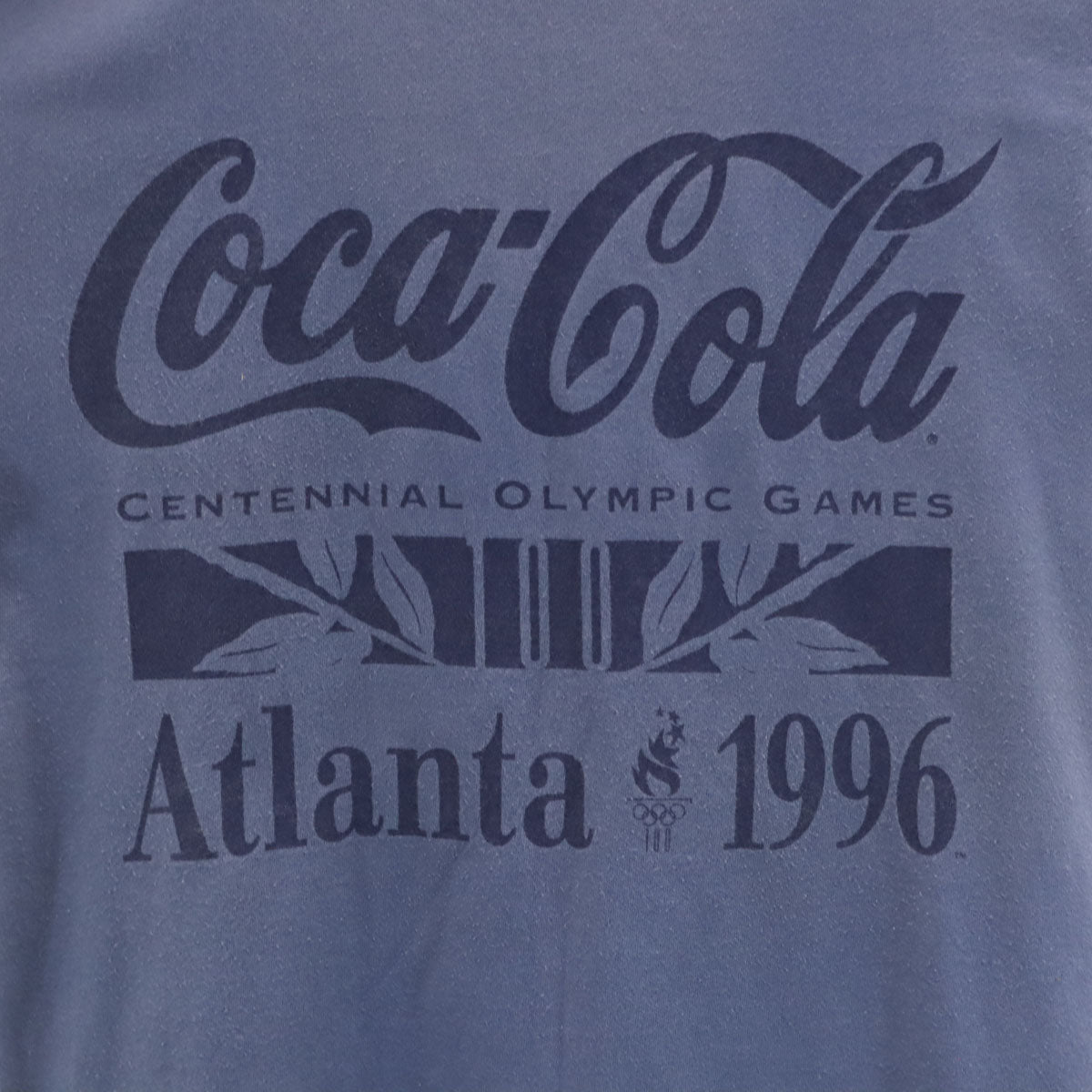 CocaCola コカコーラ 90s 1996年 Atlanta オリンピック オールド 半袖 Tシャツ S ブルー系 メンズ