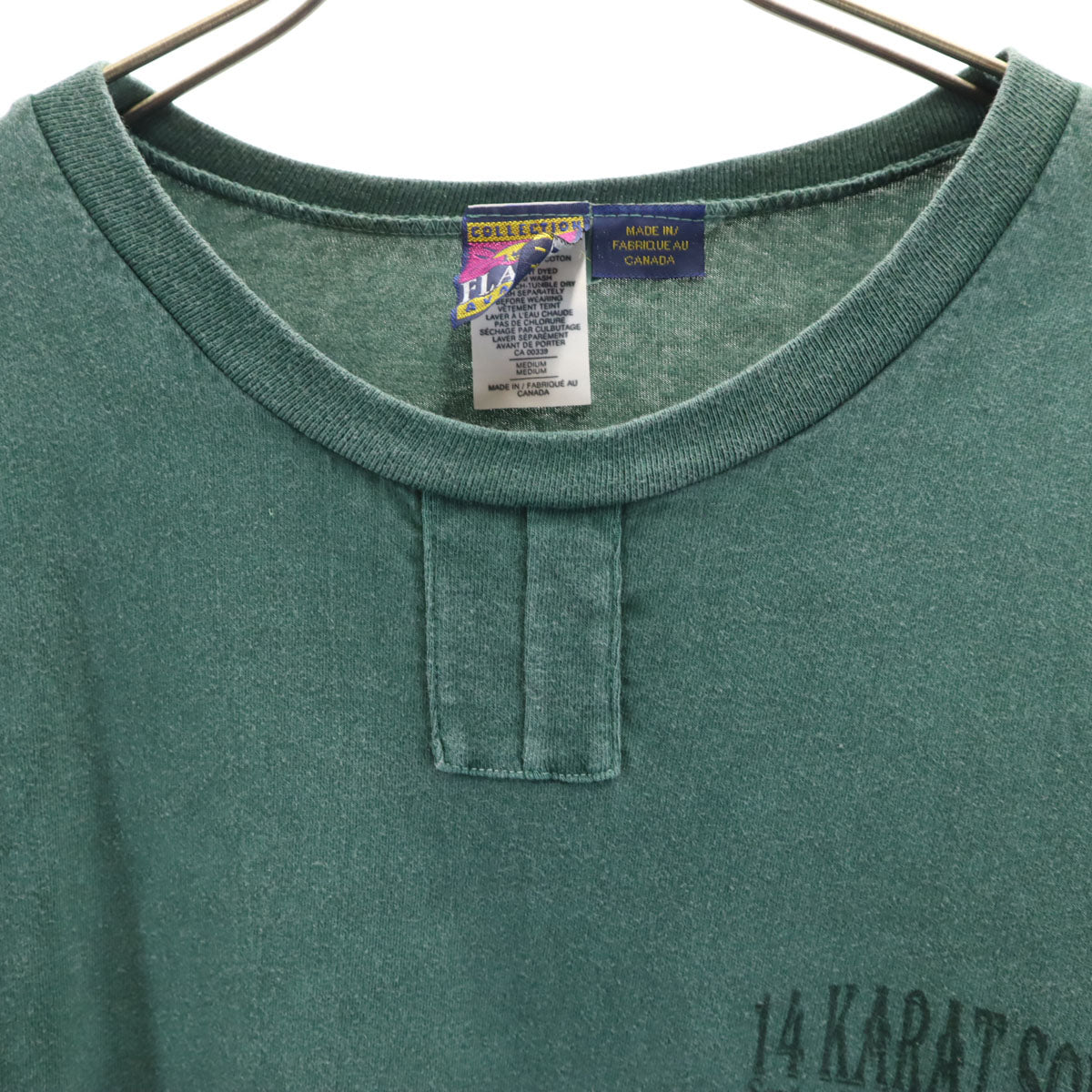 FLASH AVANTI 90s 14KARAT SOUL JAPAN TOUR`96 半袖 Tシャツ 2 グリーン メンズ