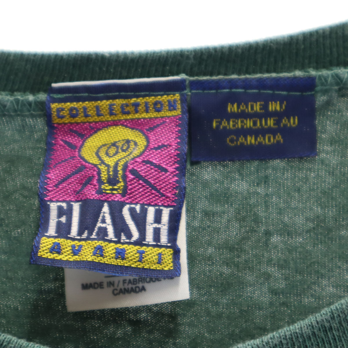 FLASH AVANTI 90s 14KARAT SOUL JAPAN TOUR`96 半袖 Tシャツ 2 グリーン メンズ