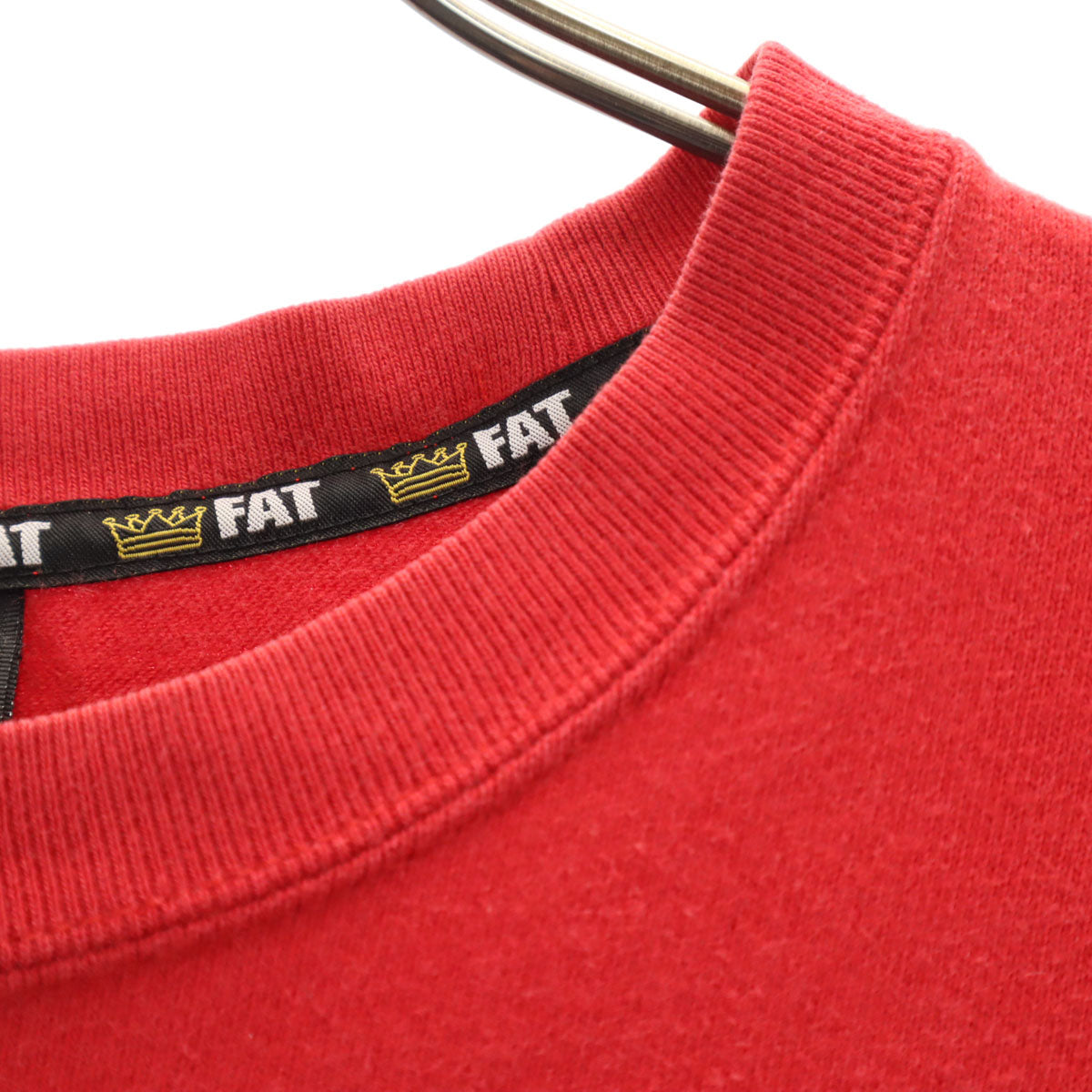 FAT エフエーティー 半袖 Tシャツ SKINNY レッド メンズ