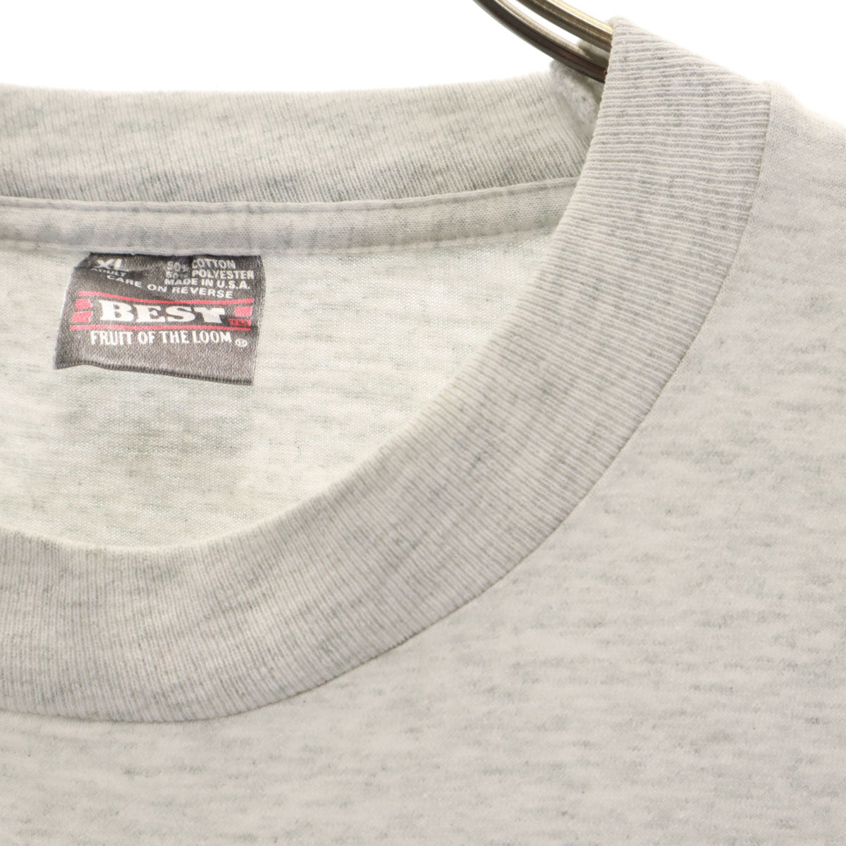 FRUIT OF THE LOOM フルーツオブザルーム 90s USA製 オールド 半袖 Tシャツ XL ホワイトグレー メンズ