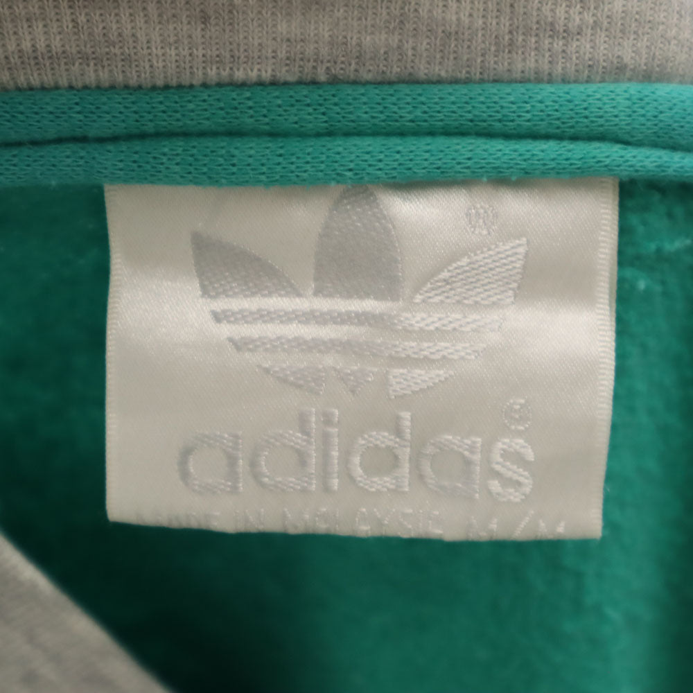 adidas アディダス 80s ヴィンテージ スウェット ジップジャケット M グレー 他 メンズ