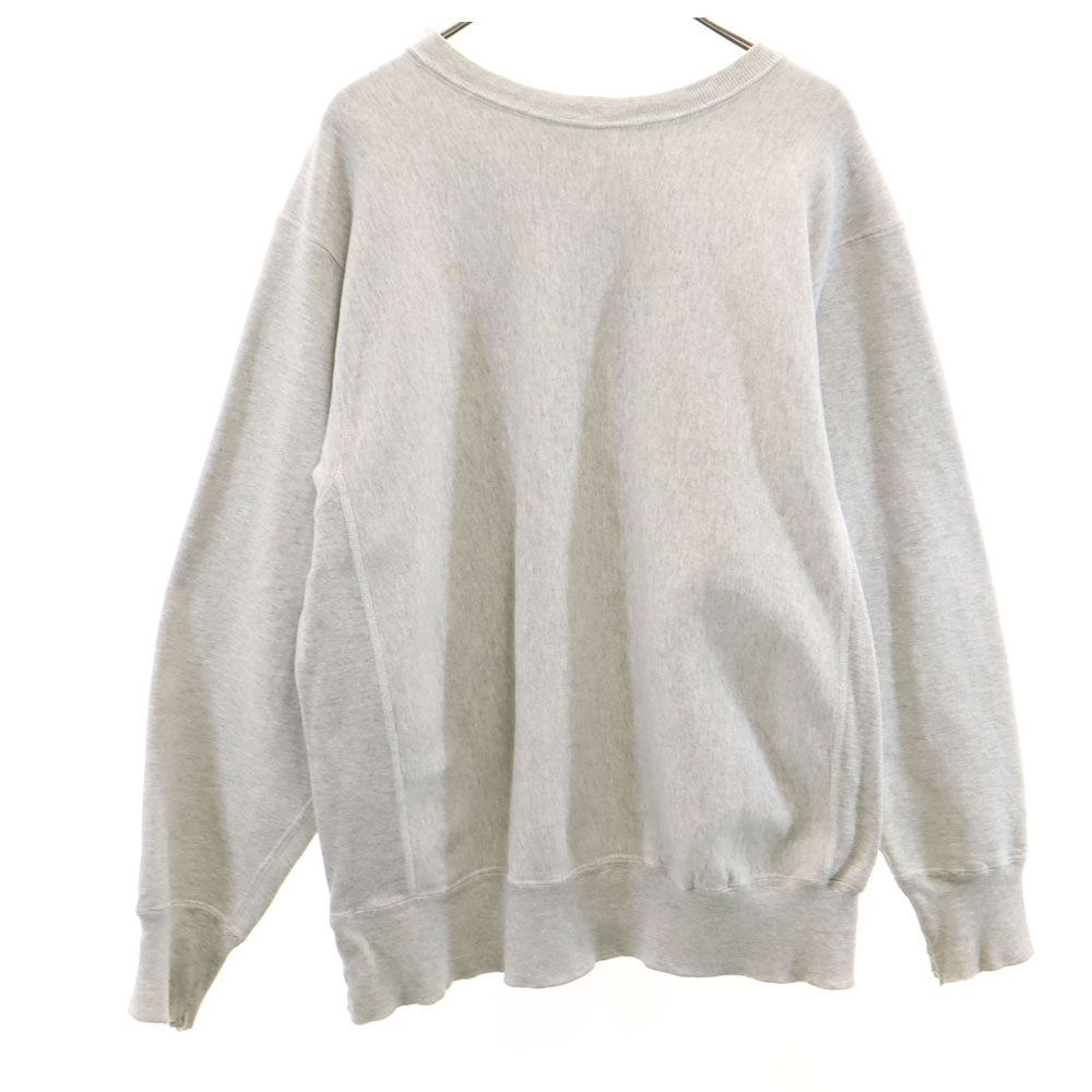 コットンエクスチェンジ 90s USA製 オールド カレッジ 長袖 スウェット トレーナー XL グレー メンズ