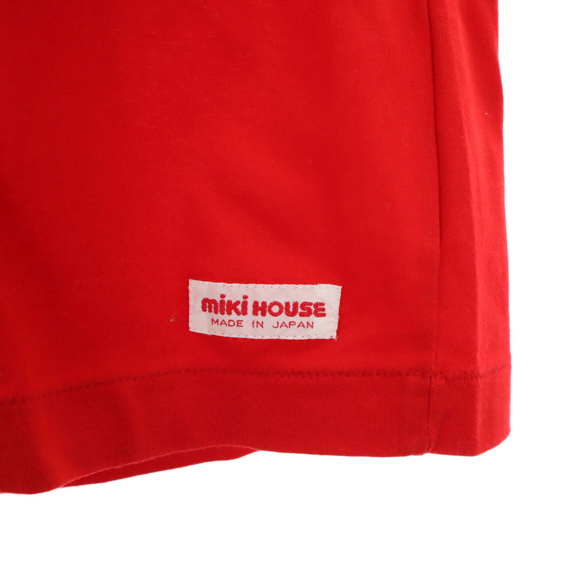 mikihouse ミキハウス 日本製 半袖 Tシャツ M レッド メンズ