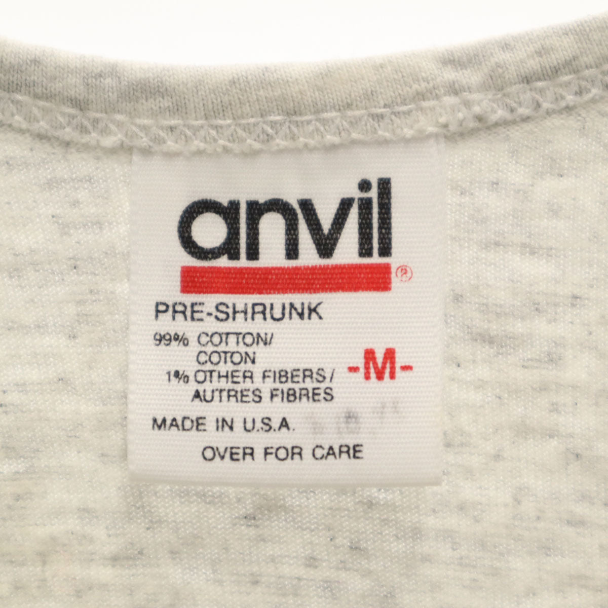 anvil アンヴィル 90s USA製 オールド ユニバーサルスタジオ フロリダ タンクトップ M グレー メンズ