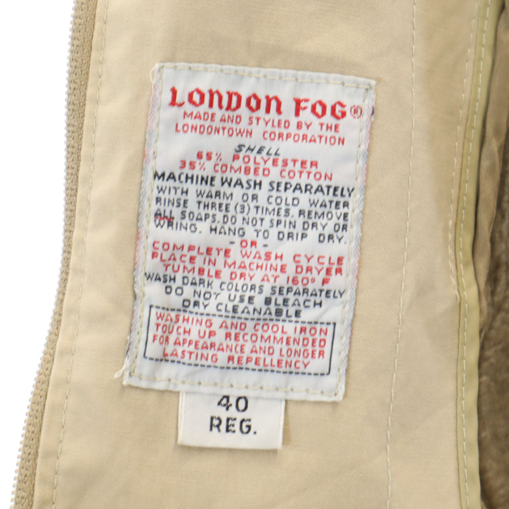 LONDON FOG ロンドンフォグ 80s ヴィンテージ ジャケット 40 ベージュ系 ブルゾン ライナー付き メンズ