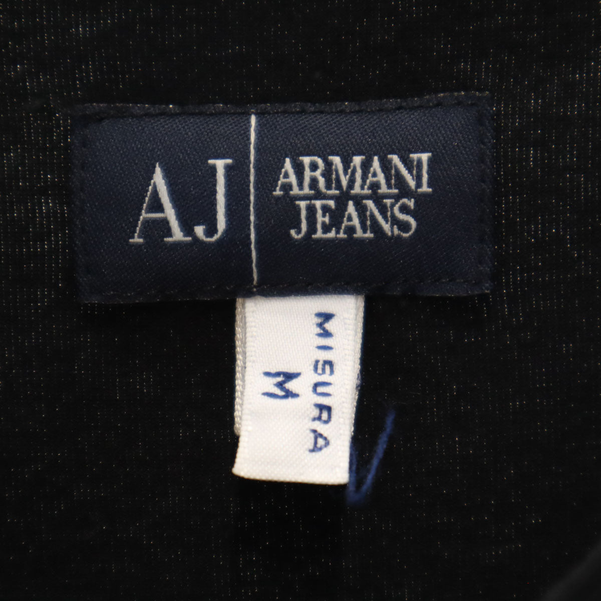 ARMANI JEANS アルマーニジーンズ 半袖 Vネック Tシャツ M ブラック レディース