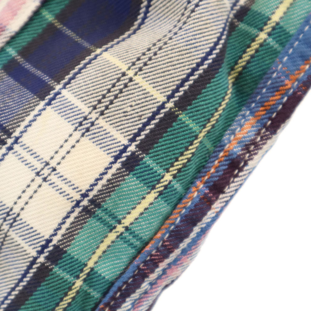 Levi's リーバイス チェック柄 長袖 ジャケット M ブルー系 メンズ