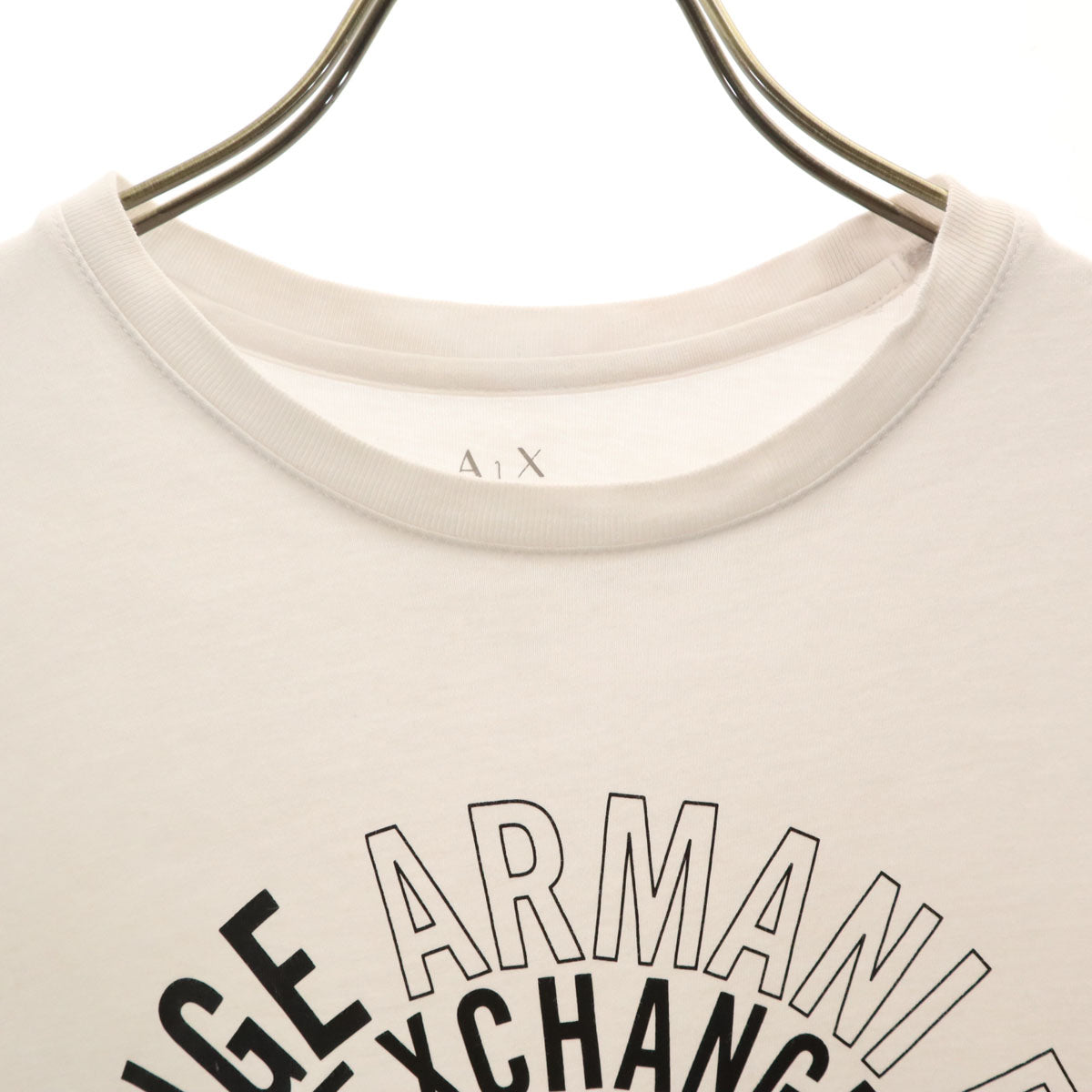 ARMANI EXCHANGE アルマーニエクスチェンジ 半袖 Tシャツ XS ホワイト メンズ