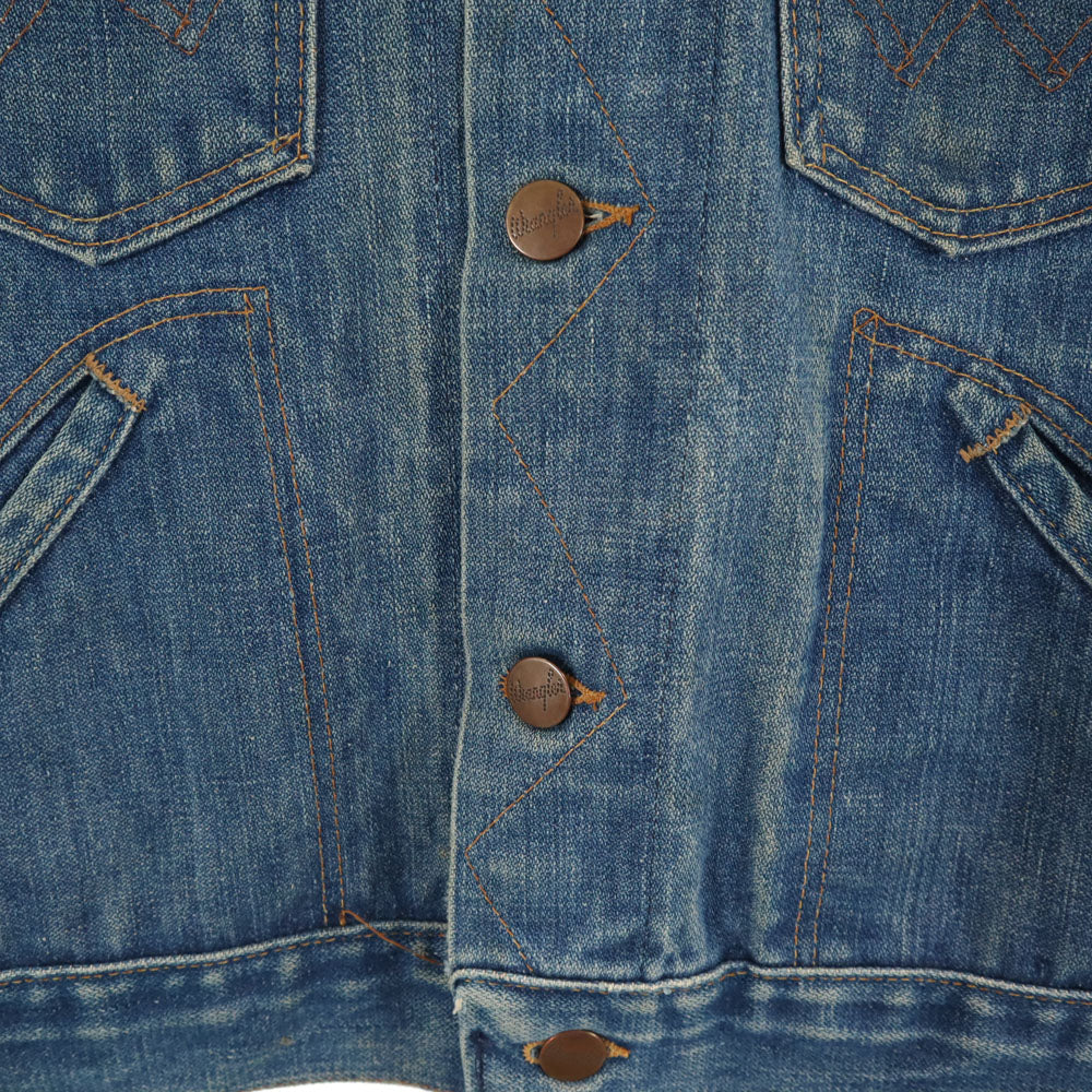 Wrangler ラングラー 70s USA製 ヴィンテージ 124MJ デニムジャケット 18 ウォッシュブルー ジージャン トラッカー レディース