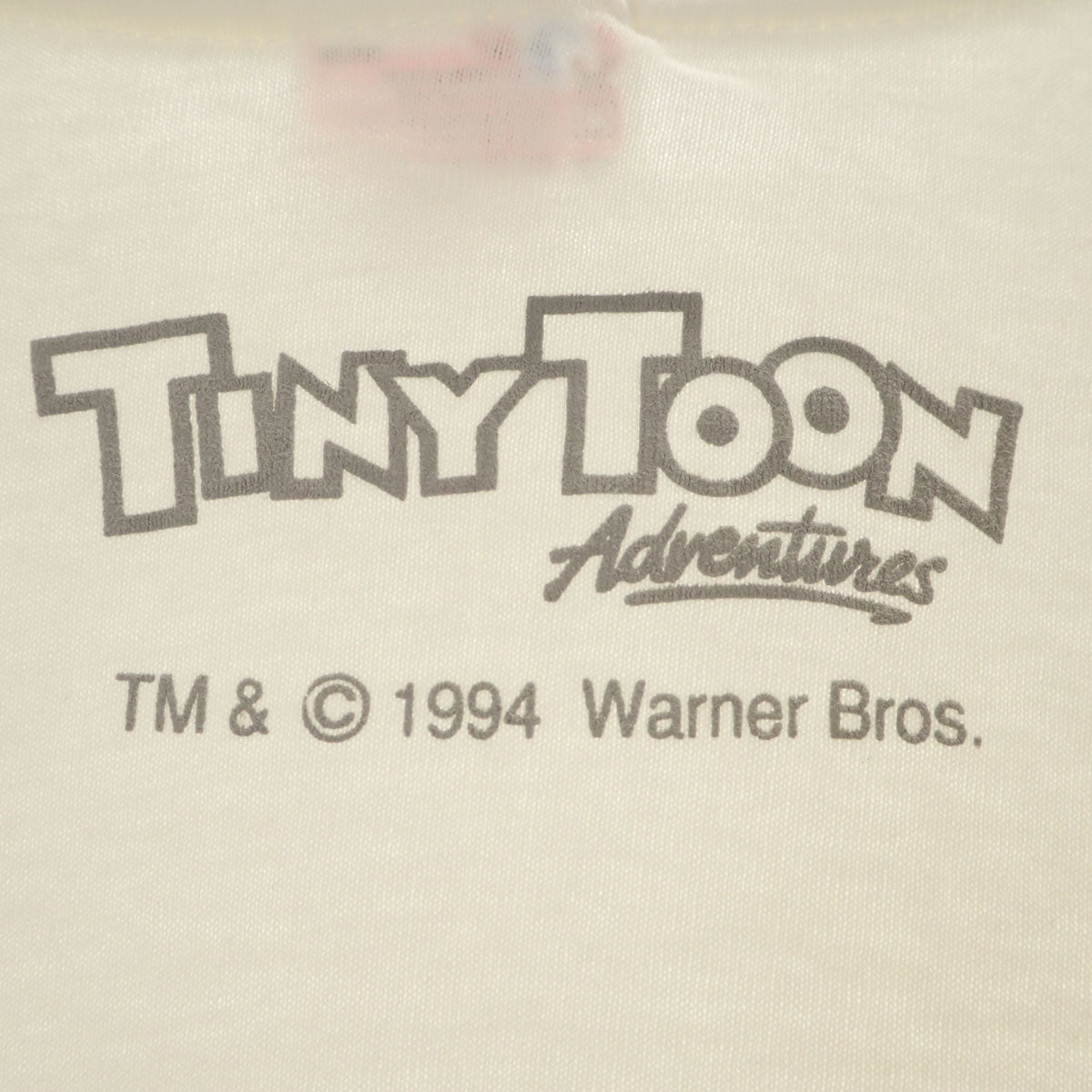 Hanes ヘインズ 90s USA製 オールド TINY TOON プリント 半袖 Tシャツ L オフホワイト メンズ