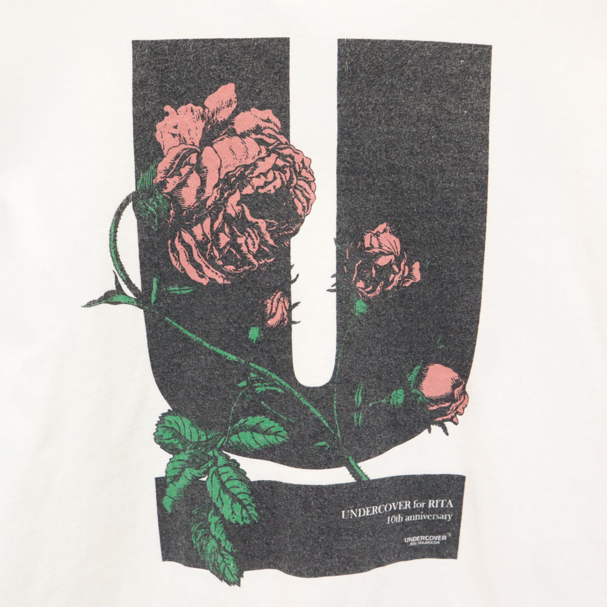 UNDERCOVER JUN TAKAHASHI アンダーカバー ジュンタカハシ RITA リタ コラボ 日本製 半袖 Tシャツ 1 ホワイト メンズ