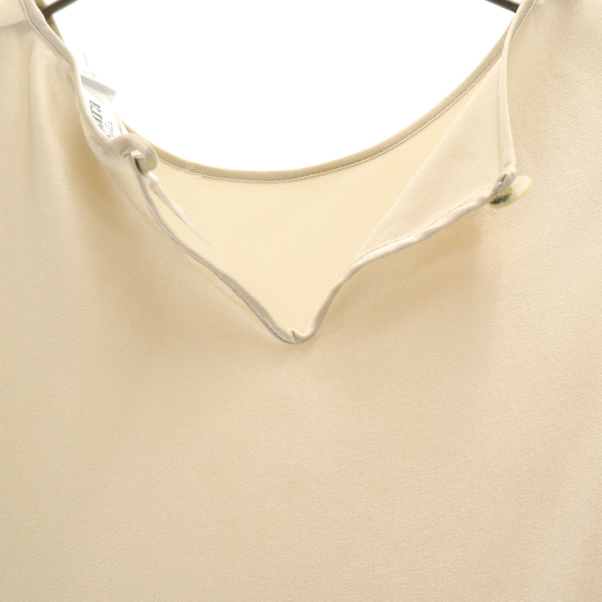 MAX MARA マックスマーラ イタリア製 フレンチスリーブ カットソー 38 シャンパンゴールド アシメ メンズ