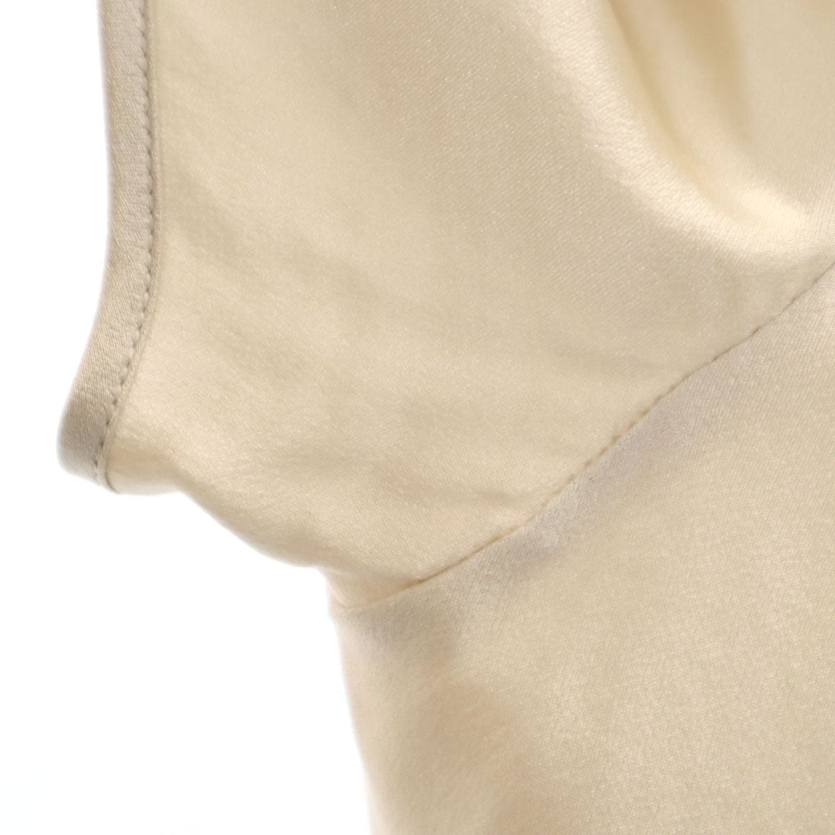 MAX MARA マックスマーラ イタリア製 フレンチスリーブ カットソー 38 シャンパンゴールド アシメ メンズ