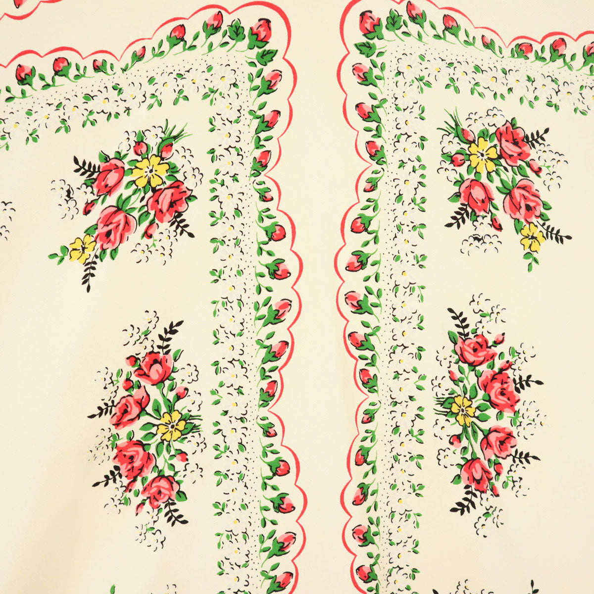 Tory Burch トリーバーチ 花柄 半袖 カットソー M オフホワイト レディース