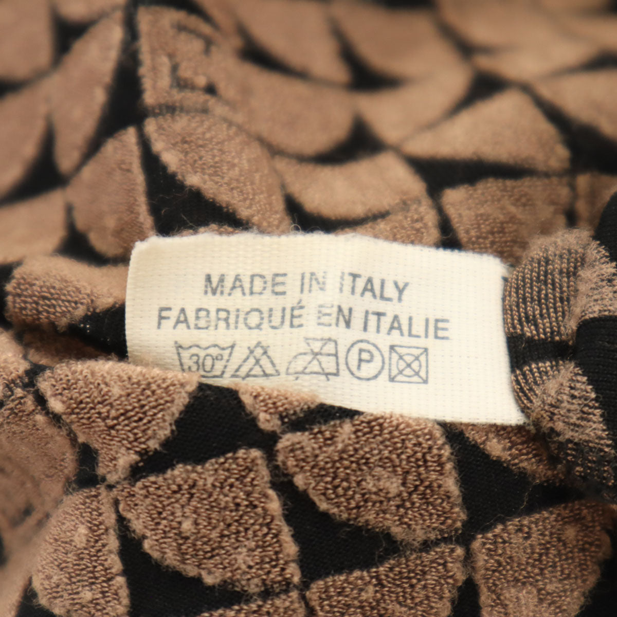 FENDI フェンディ 90s イタリア製 オールド 総柄 半袖 シャツ 42 ブラウン レディース