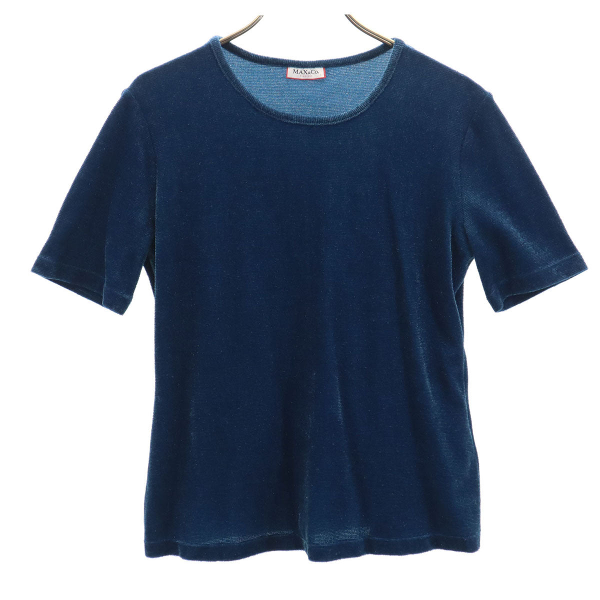 MAX&CO マックスアンドコー 半袖 カットソー 40 青紺 マックスマーラ レディース