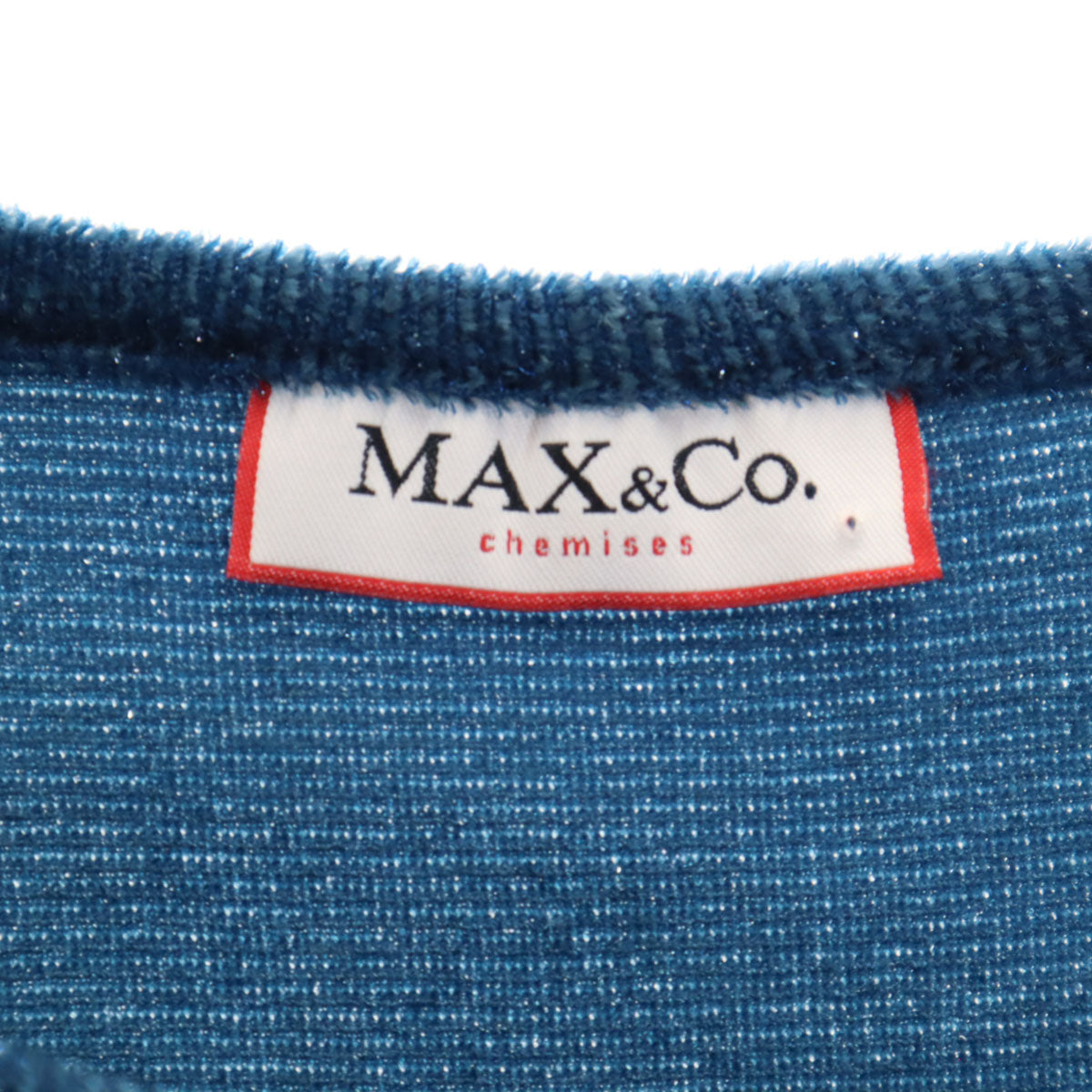 MAX&CO マックスアンドコー 半袖 カットソー 40 青紺 マックスマーラ レディース