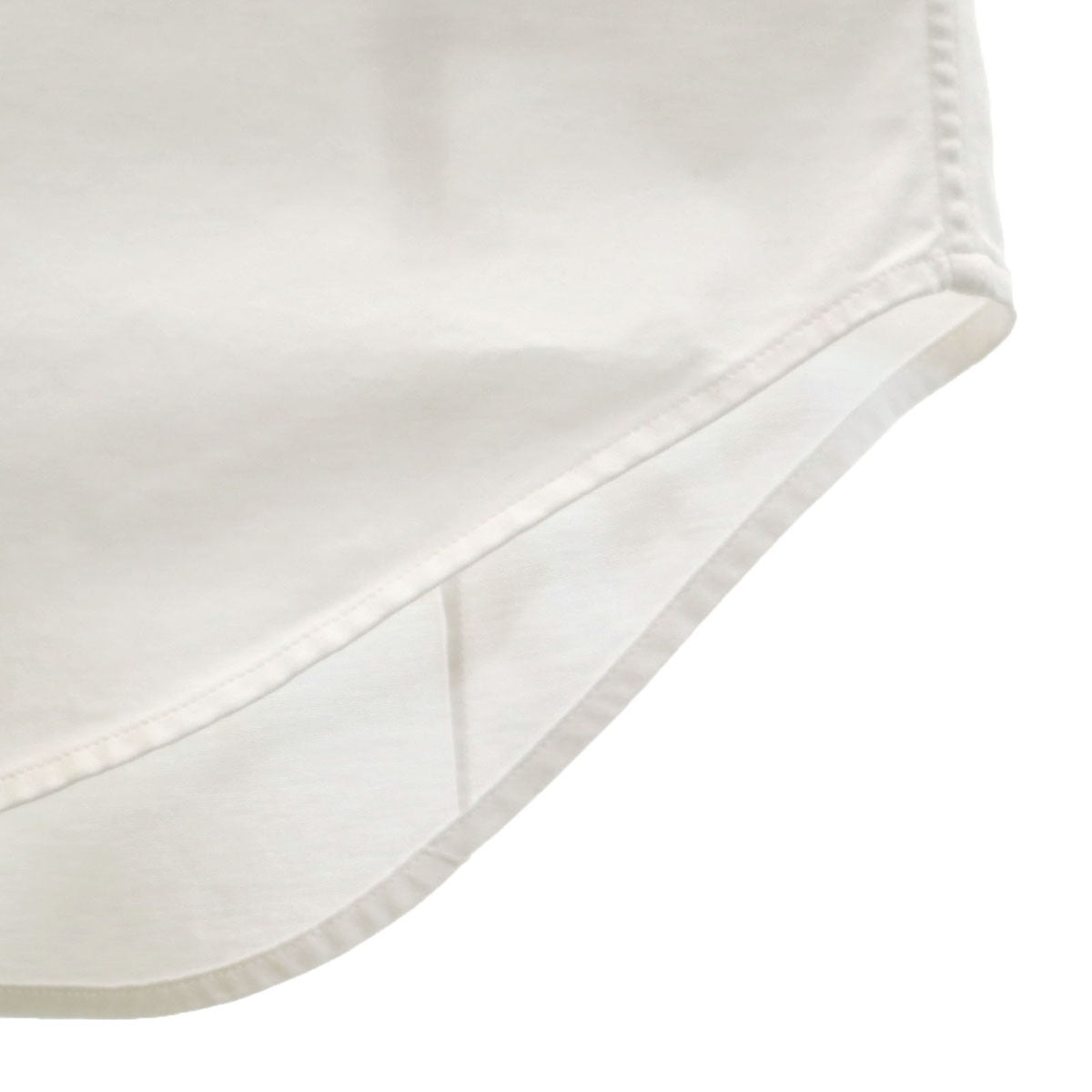 GIORGIO ARMANI ジョルジオアルマーニ イタリア製 半袖 コットンシャツ 38 ホワイト レディース