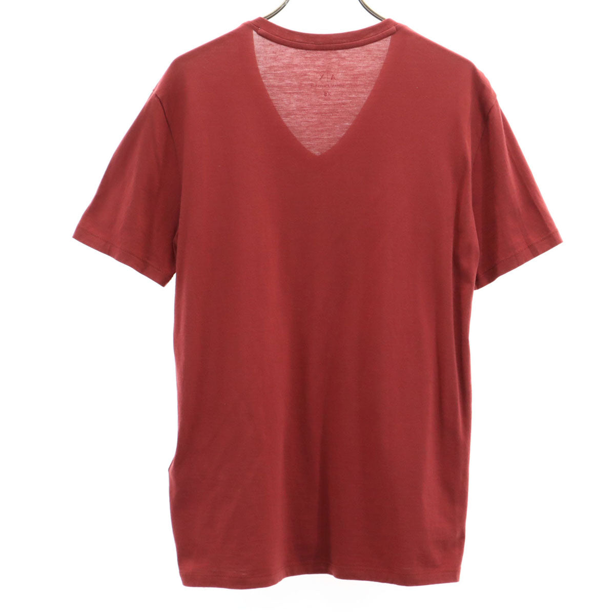 ARMANI EXCHANGE アルマーニエクスチェンジ 半袖 Vネック Tシャツ XS ボルドー系 メンズ