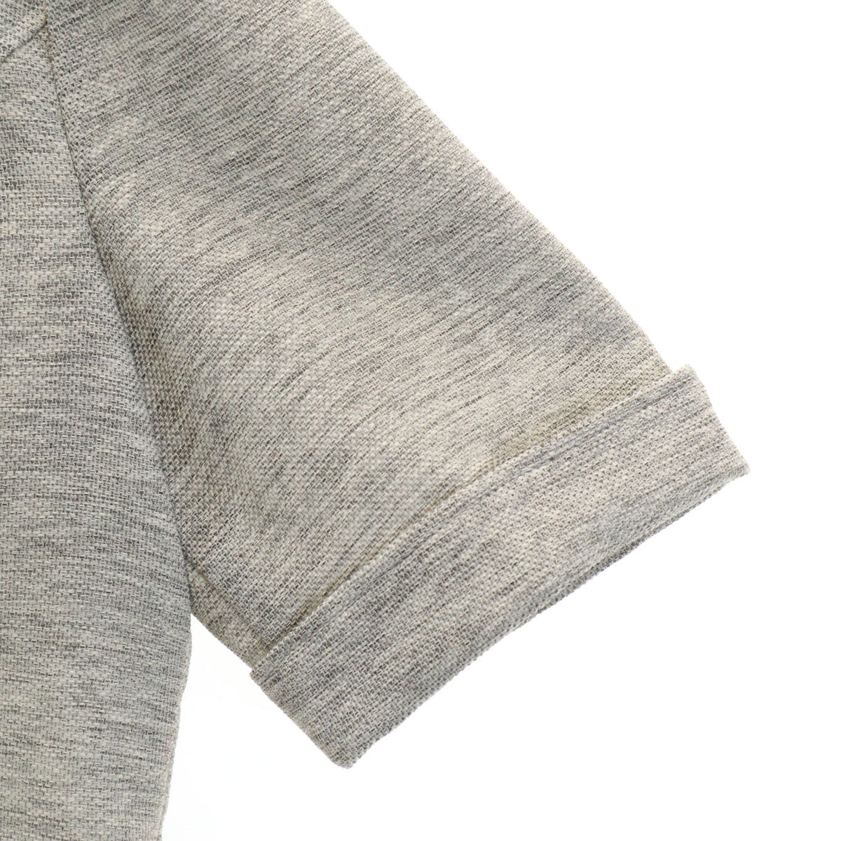 Leilian レリアン 日本製 半袖 ジャケット 13 グレー レディース