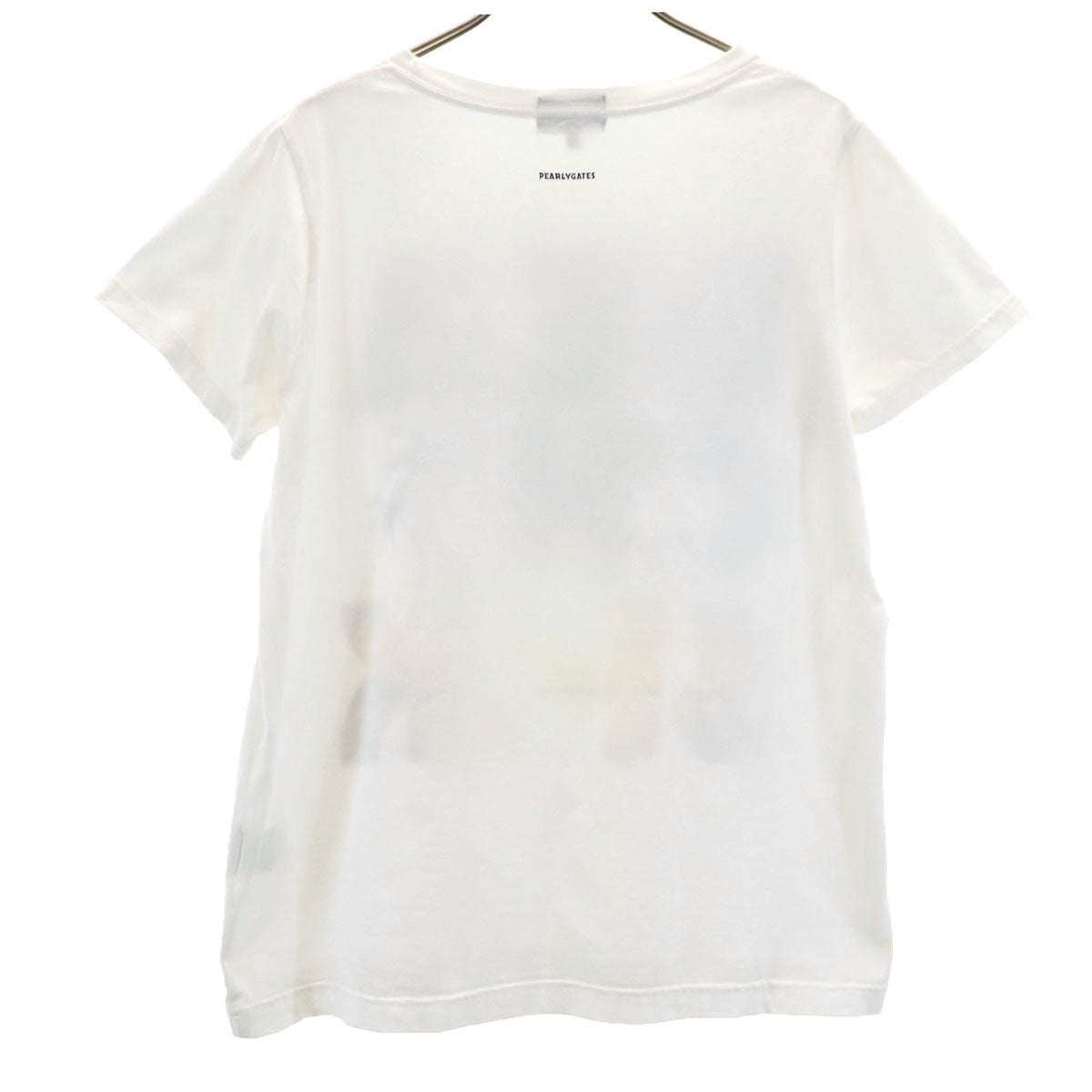 PEARLY GATES パーリーゲイツ 日本製 ゴルフ 半袖 Tシャツ 1 白 レディース