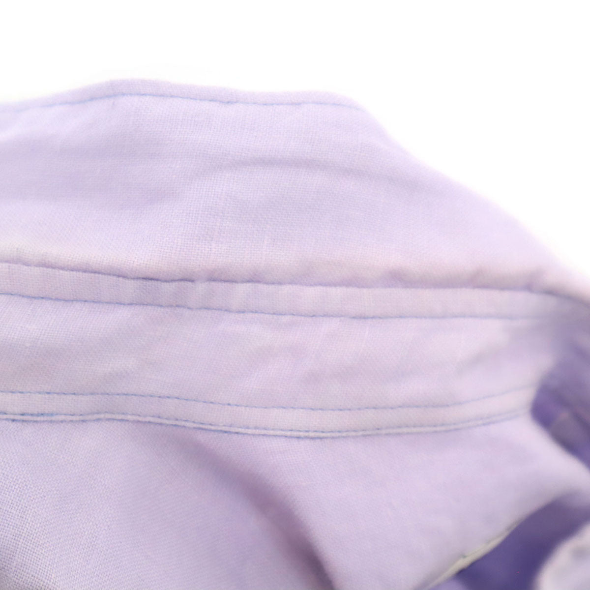 ARMANI COLLEZIONI アルマーニ コレツィオーニ リネン 半袖 シャツ XL ブルー系 メンズ