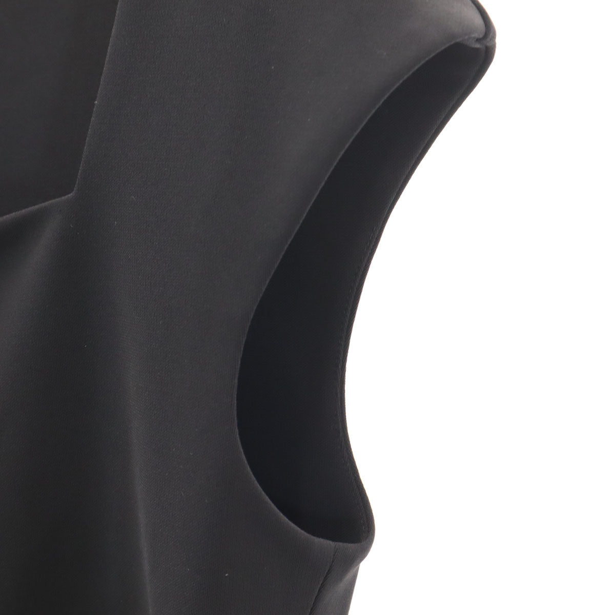 FOXEY NEW YORK フォクシーニューヨーク 日本製 ノースリーブ カットソー 38 ブラック レディース