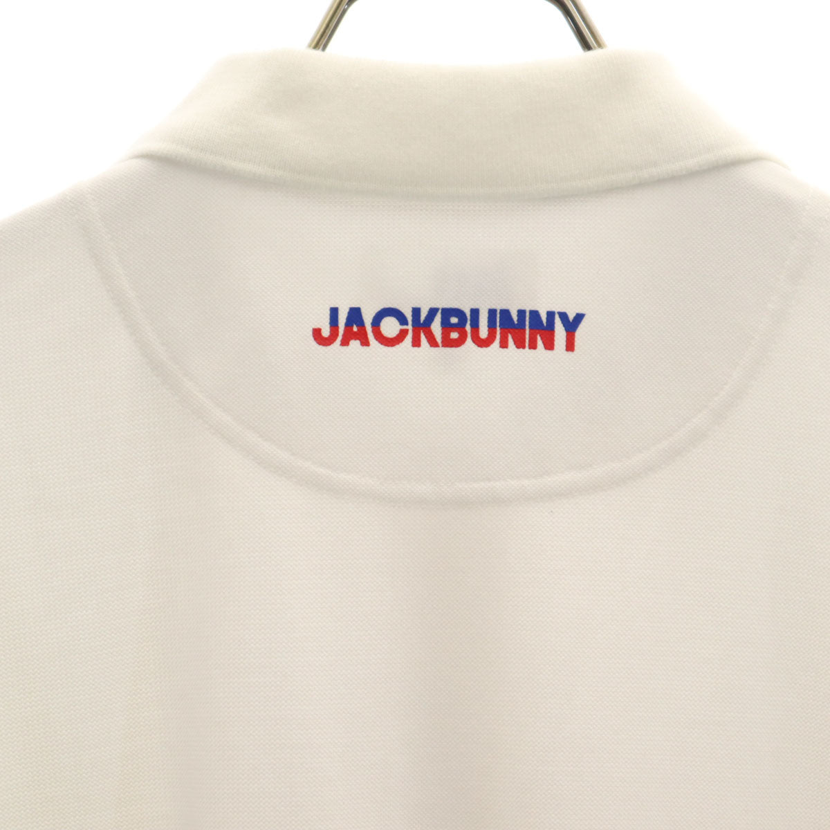 Jack Bunny!! ジャックバニー ゴルフ 半袖 ポロシャツ 6 ホワイト メンズ