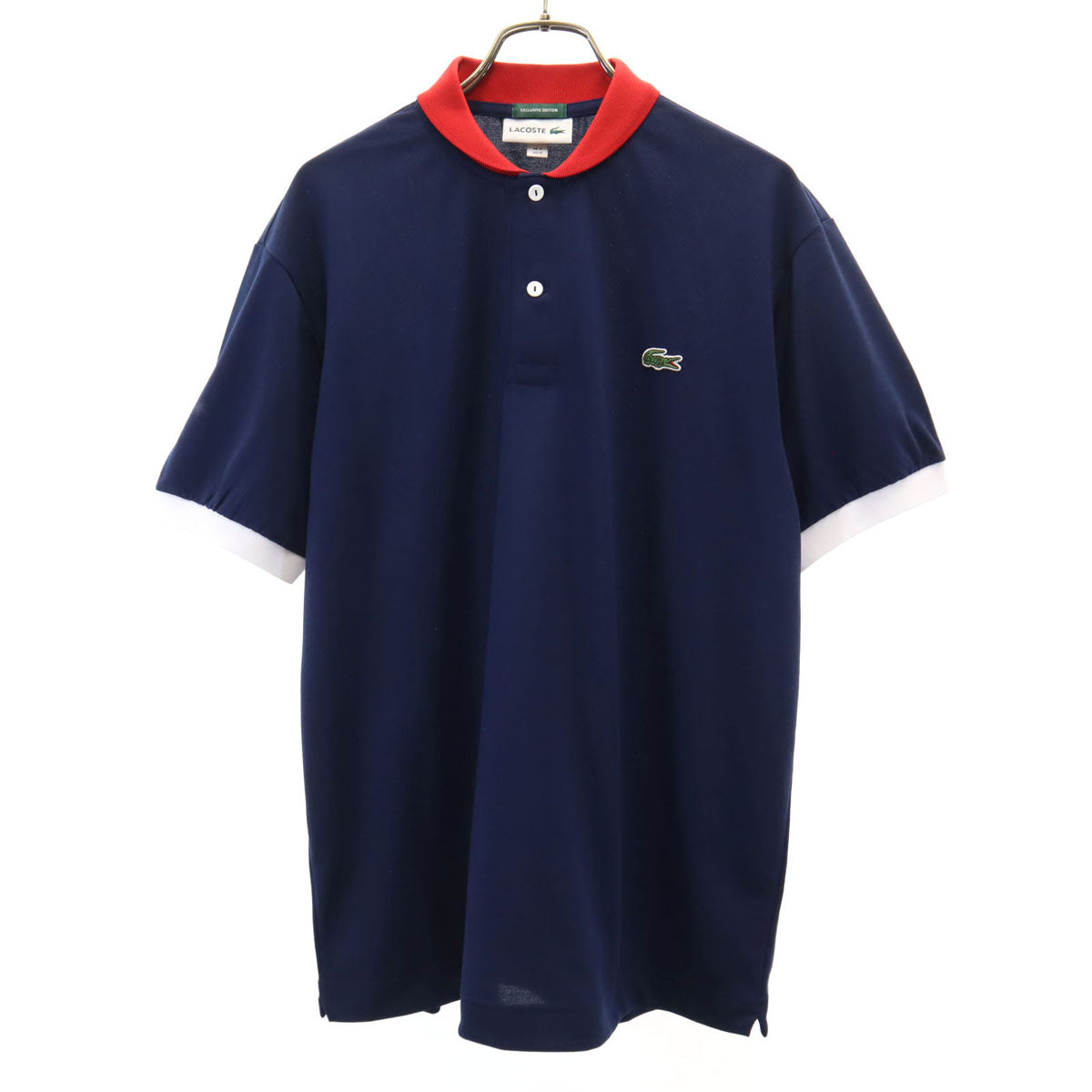 LACOSTE ネイビー ポロシャツ サイズ4 LACOSTE（ラコステ） 半袖