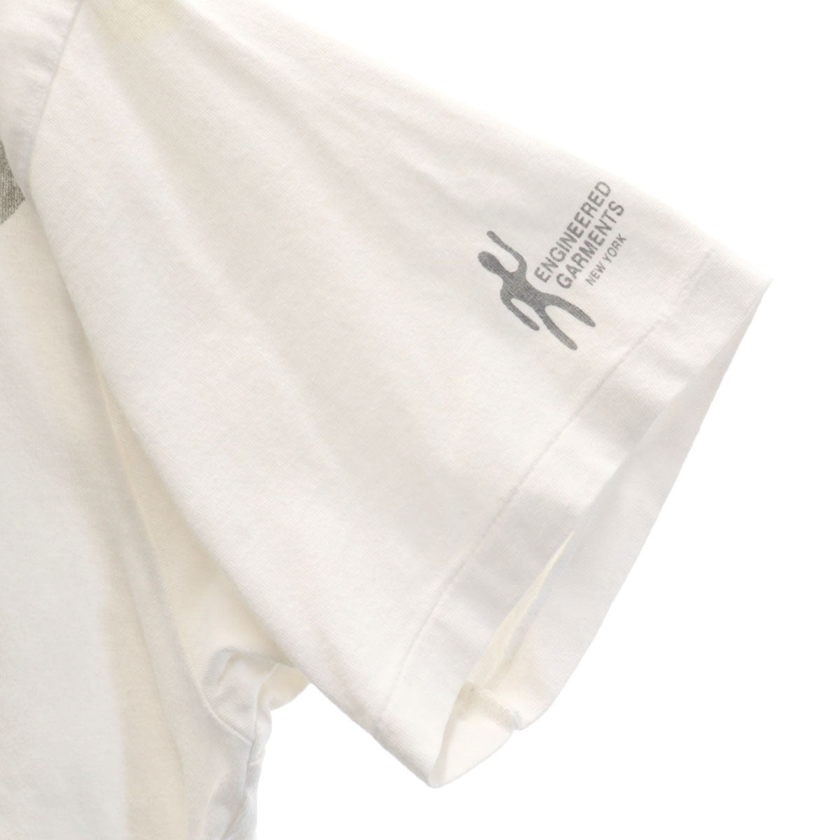 ENGINEERED GARMENTS エンジニアドガーメンツ 半袖 Tシャツ L オフホワイト ポケT メンズ