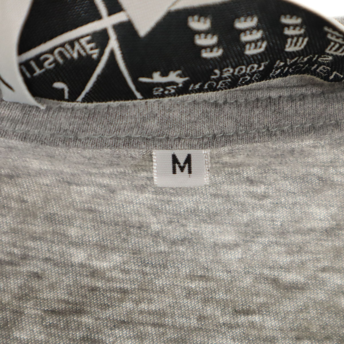 KITSUNE キツネ フランス製 半袖 Tシャツ M グレー ポケT メンズ