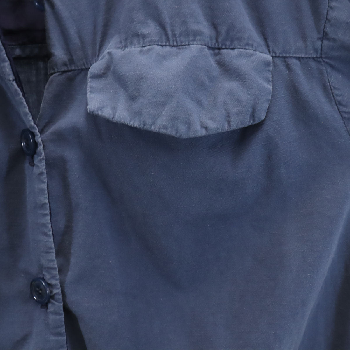 MM6 Maison Martin Margiela エムエムシックス メゾンマルタンマルジェラ イタリア製 長袖 変形 ロング シャツ 40 ネイビー レディース