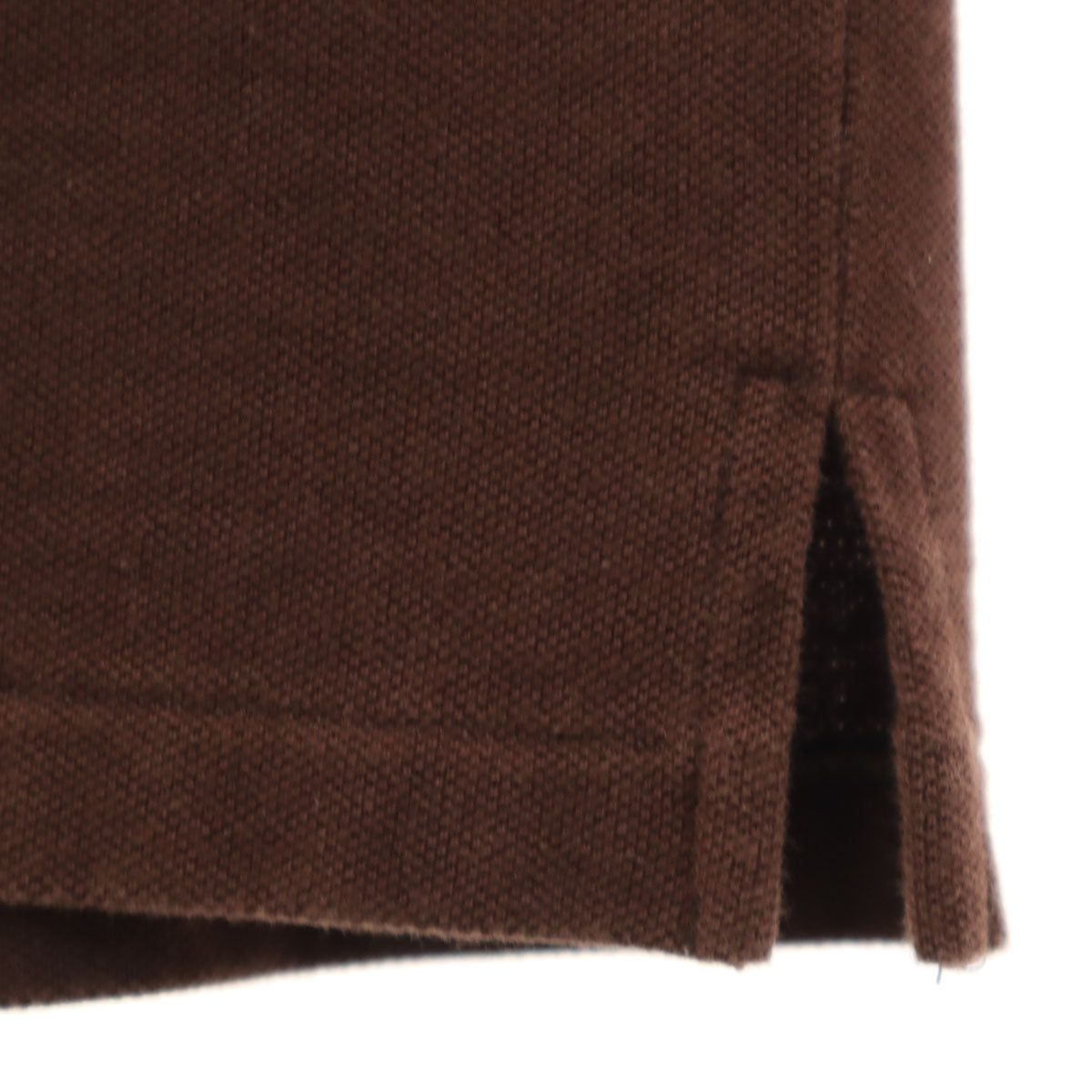 Burberrys バーバリーズ 90s 日本製 オールド 長袖 ポロシャツ L ブラウン 三陽商会 鹿の子 レディース