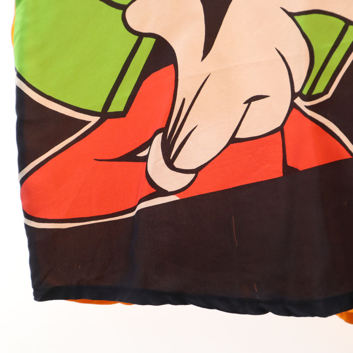 AMERICAN CHARACTERS シルク ルーニーテューンズ マービン・ザ・マーシャン 長袖 シャツ S/M オレンジ系 メンズ