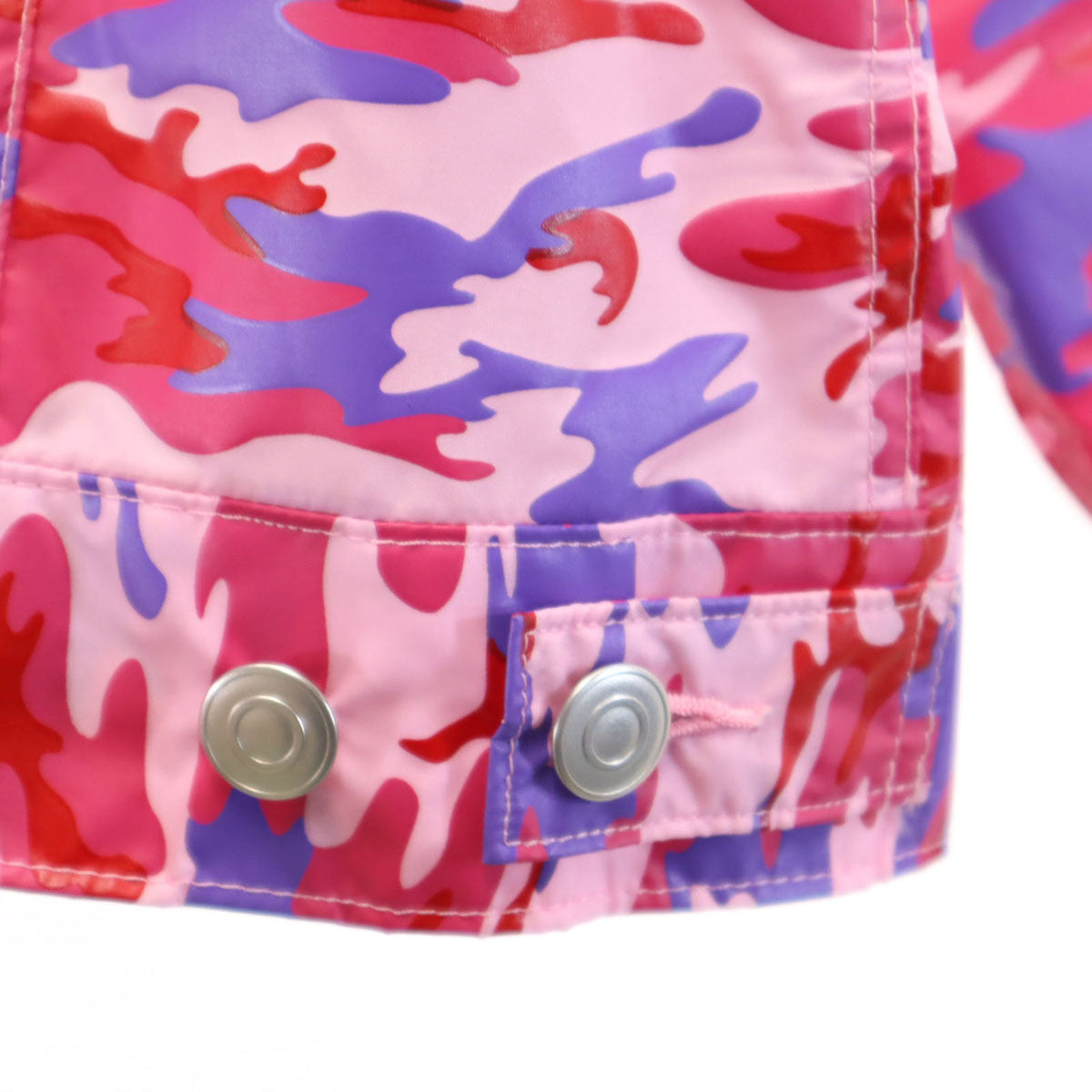 COMME des GARCONS GIRL コムデギャルソンガール 2020年 日本製 カモフラ柄 ショート丈 トラッカー ジャケット S ピンク 迷彩 レディース